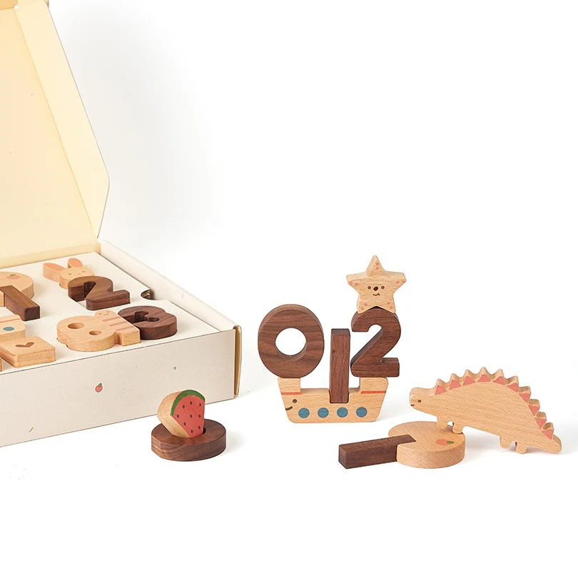 Wooden Numbers Play Blocks - Image 8
