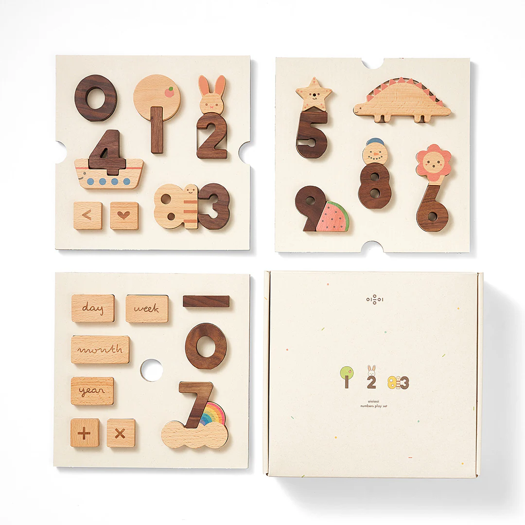 Wooden Numbers Play Blocks - Image 9
