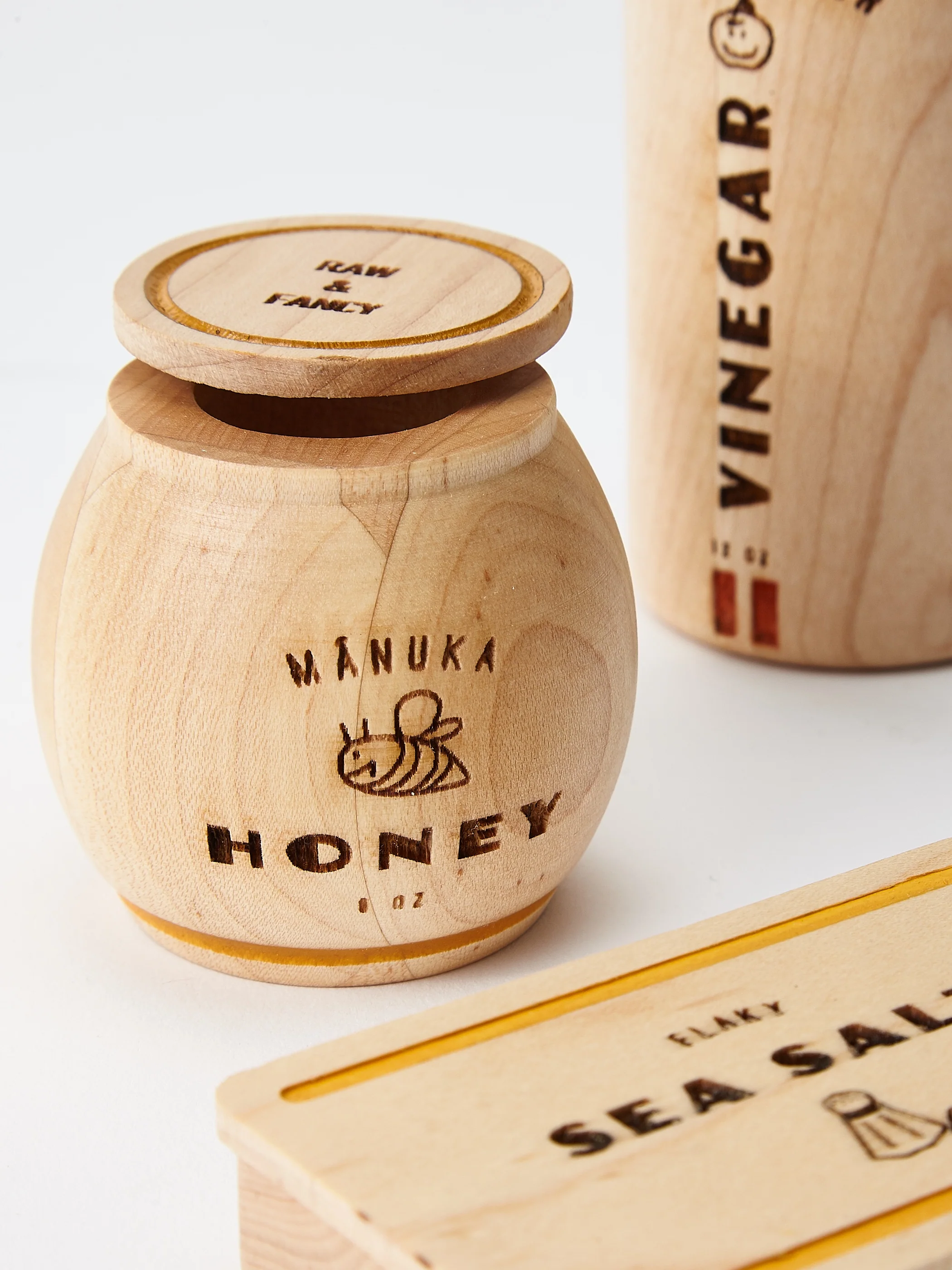 Wooden Pantry Play Food Set - Image 3