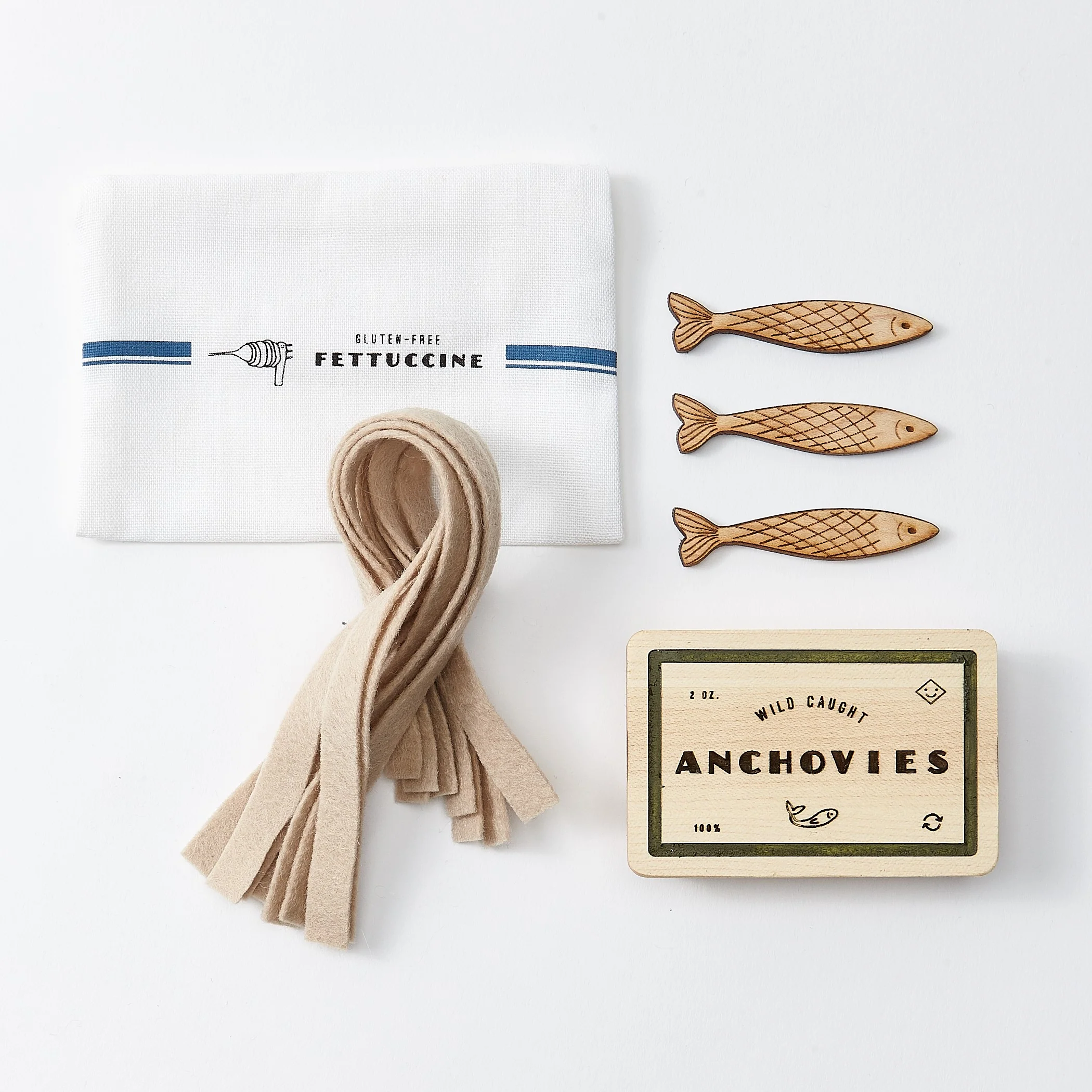 Wooden Pasta Play Food Set - Image 2