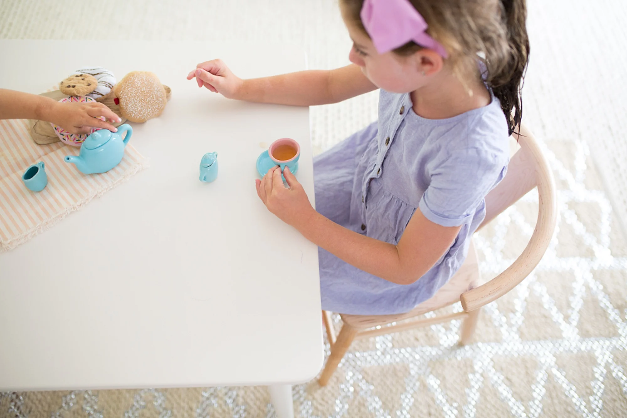 Wooden Play Chairs (Pair) - Natural - Image 8