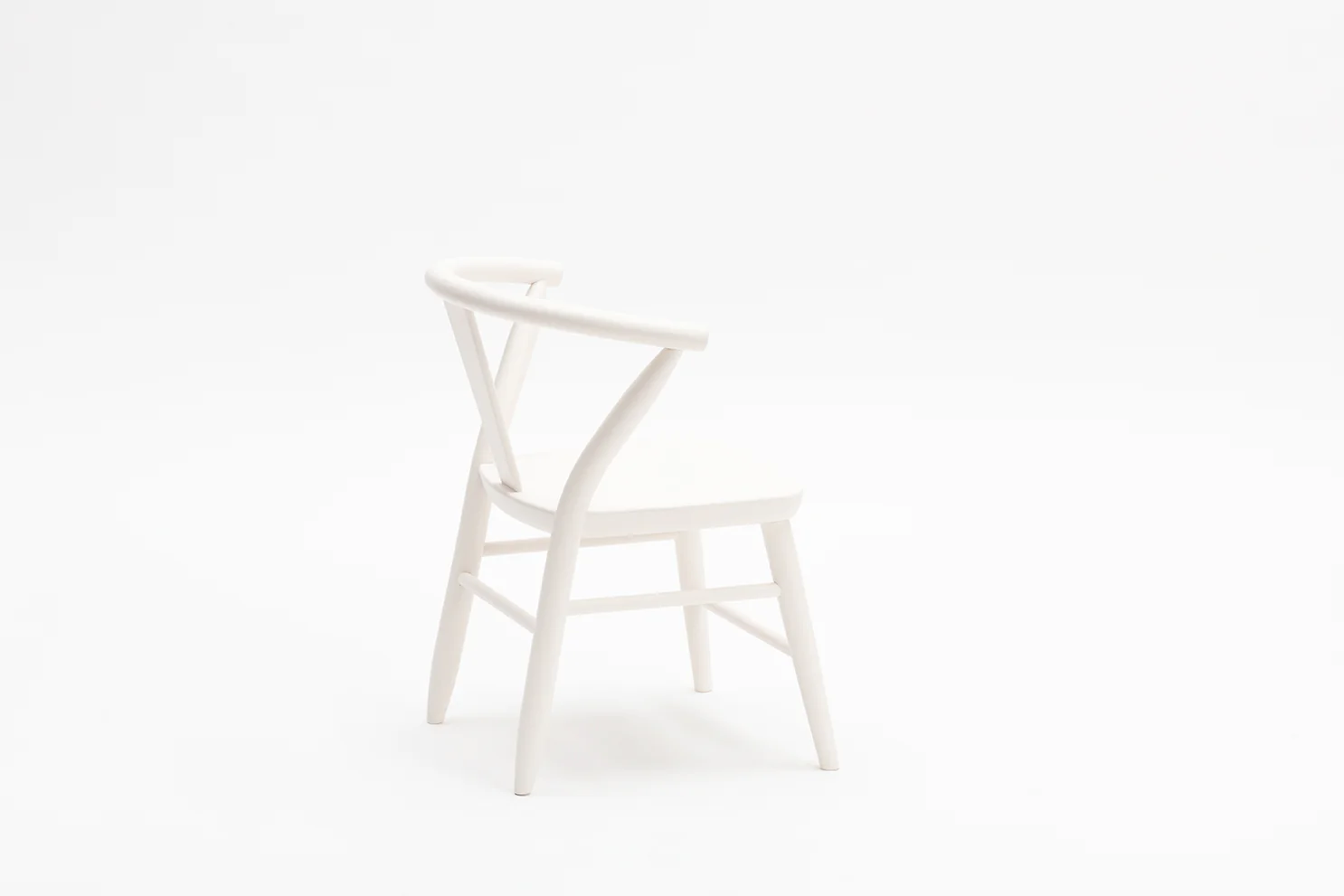 Wooden Play Chairs (Pair) - White - Image 3