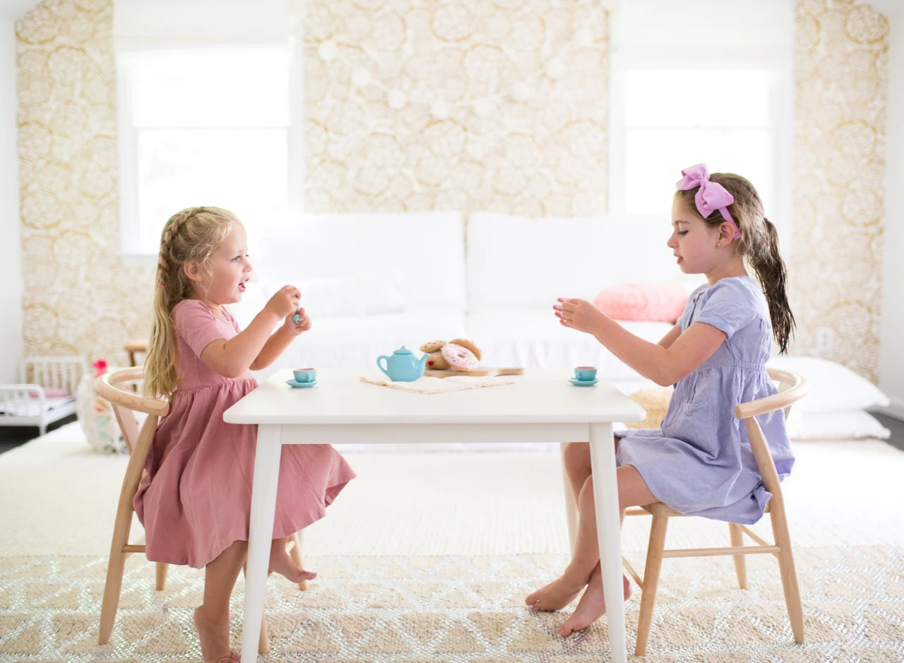 Wooden Play Table - Natural - Image 3