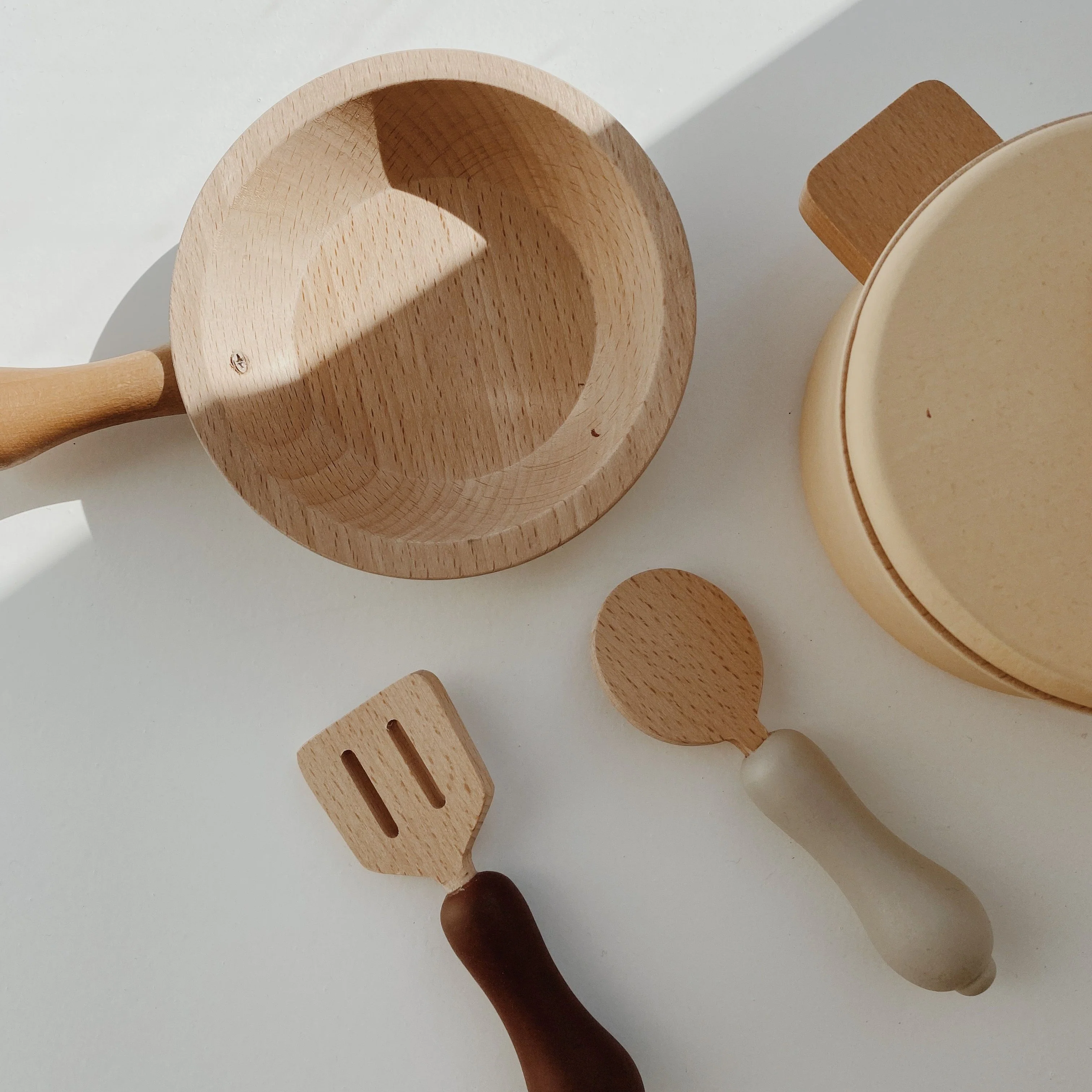 Wooden Pot and Pan Play Set - Image 2