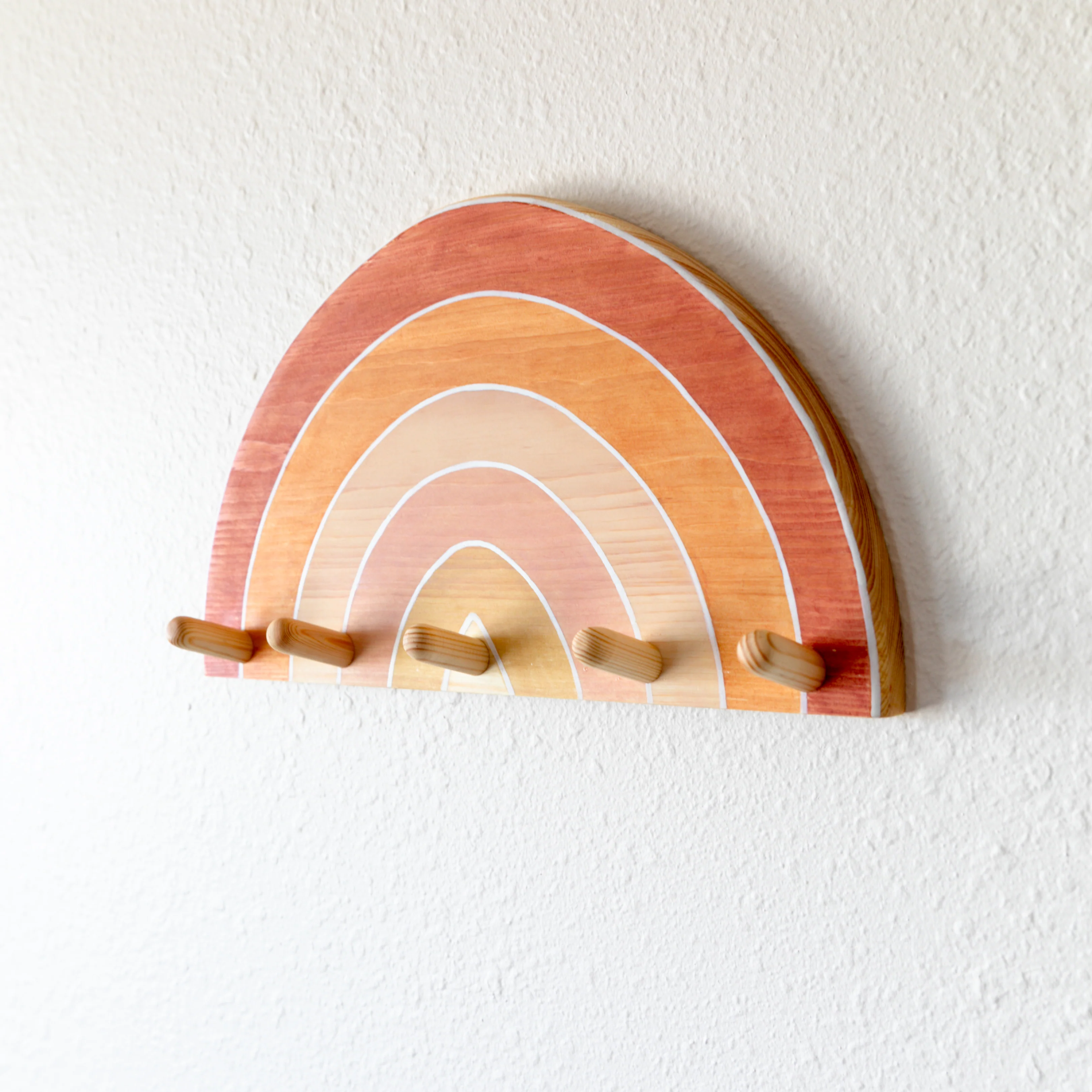 Wooden Rainbow Wall Hook - Image 5