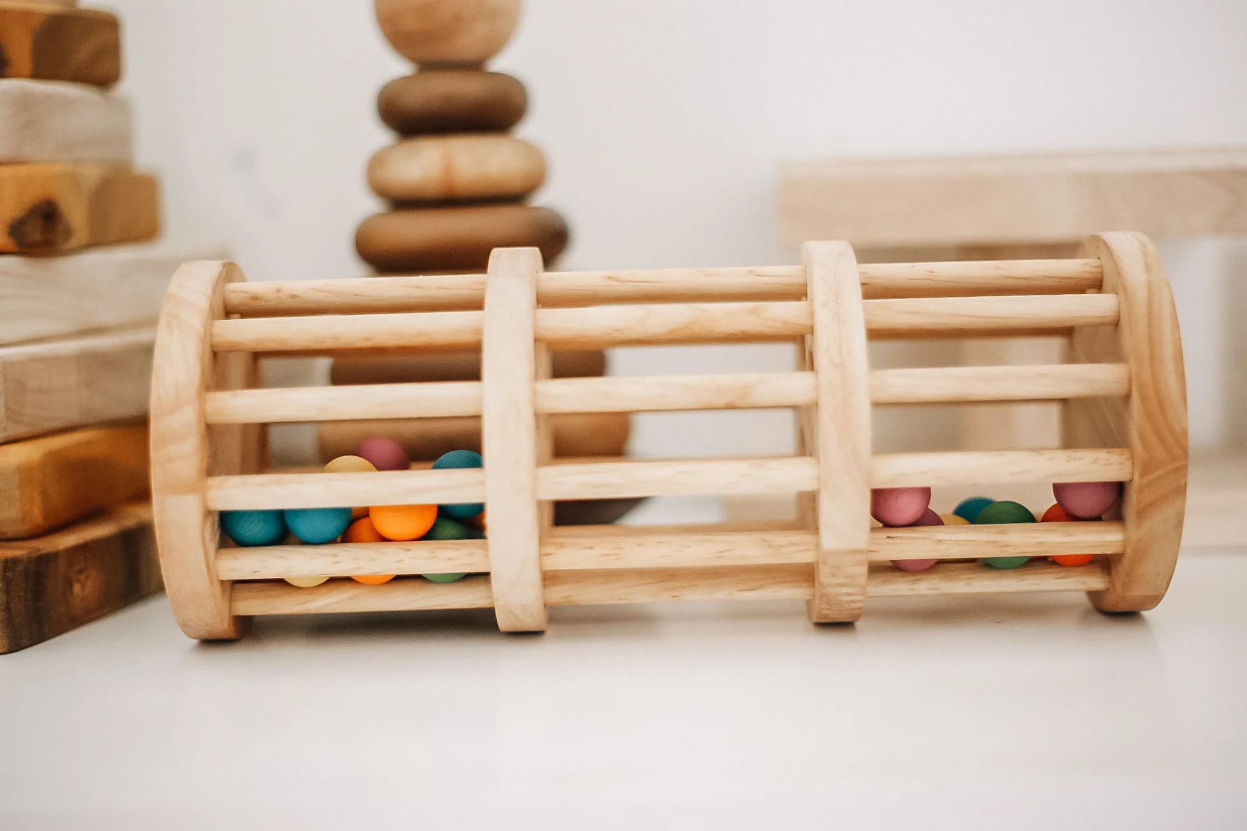 Wooden Rainmaker Toy - Image 5