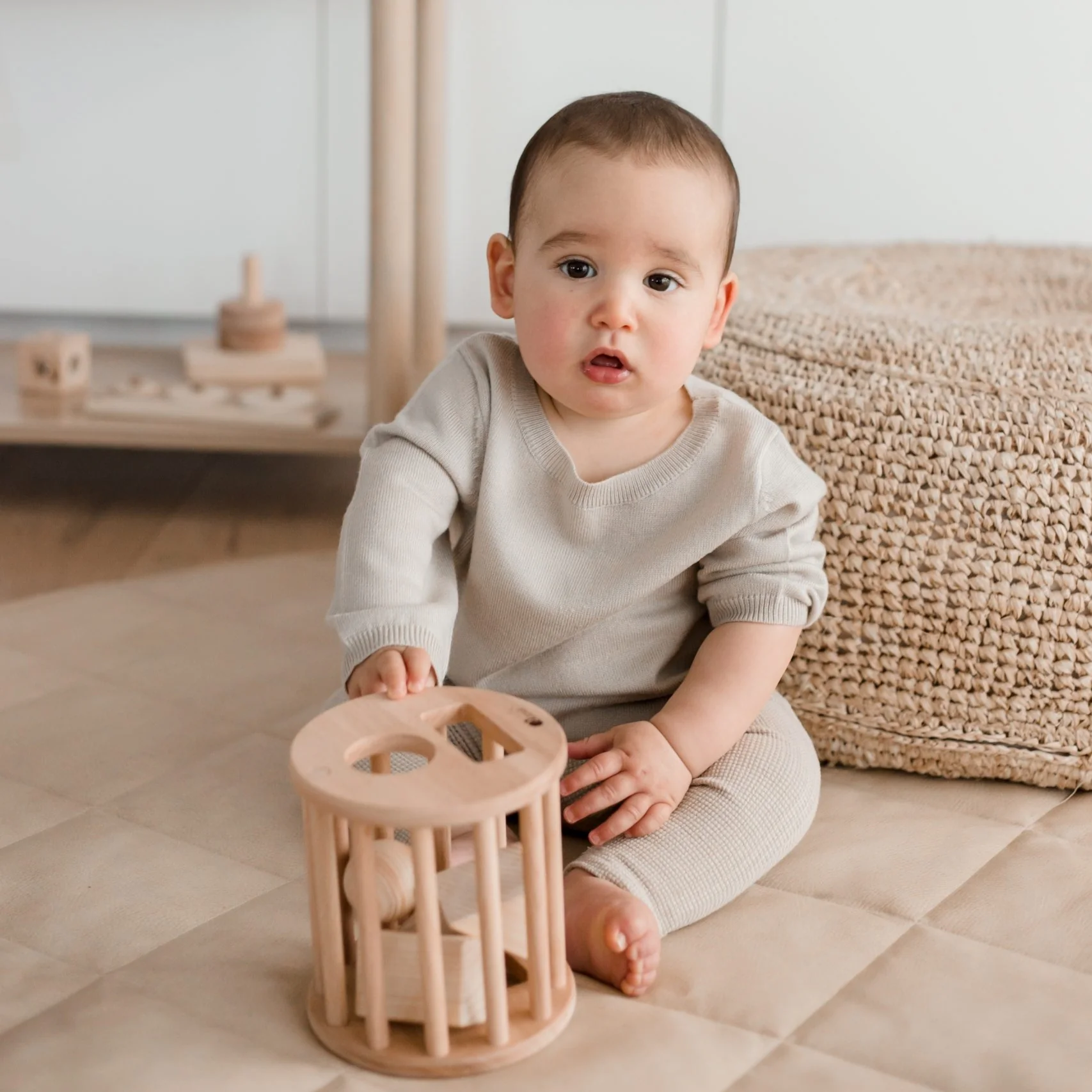 Wooden Rolling Shape Sorter - Image 4