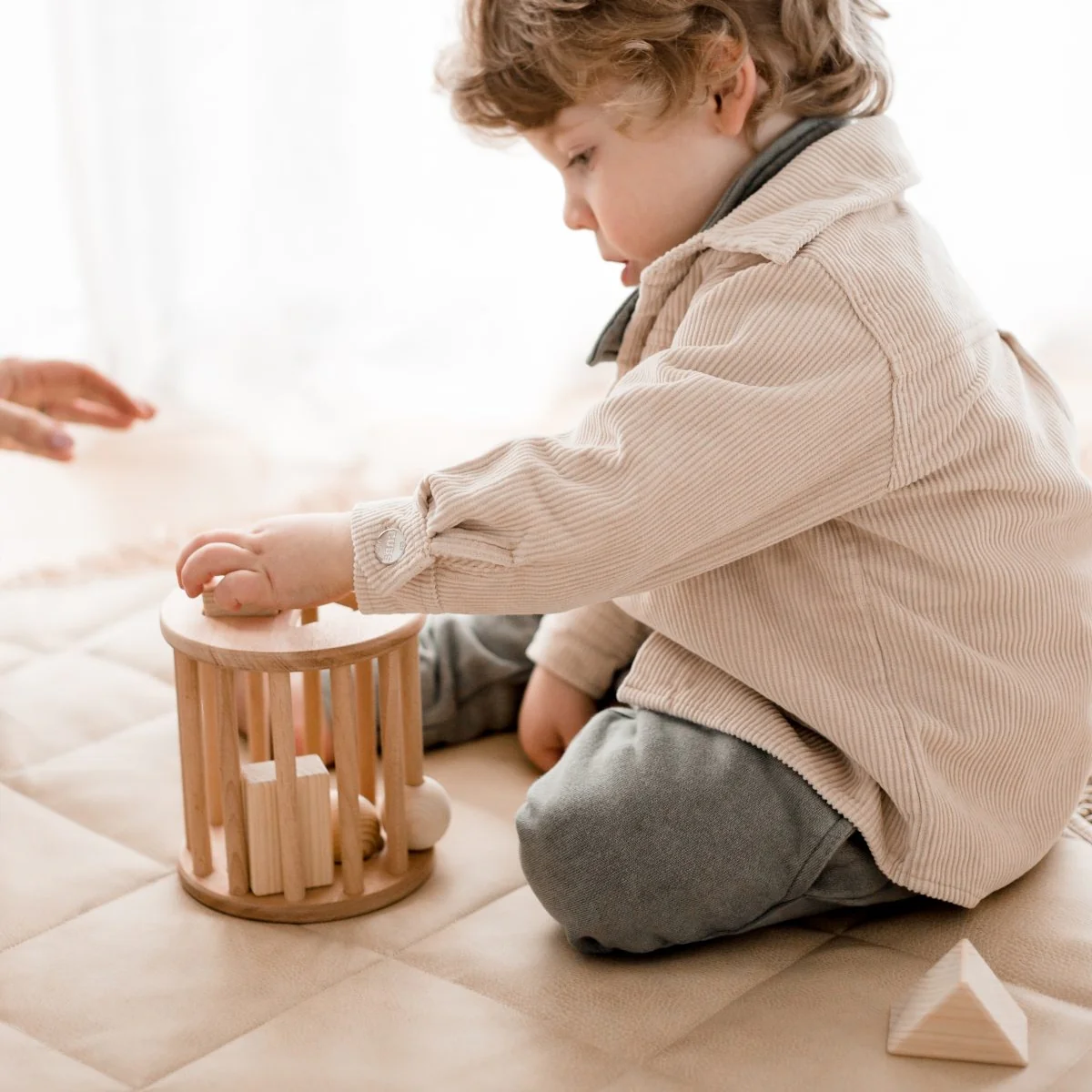 Wooden Rolling Shape Sorter - Image 5