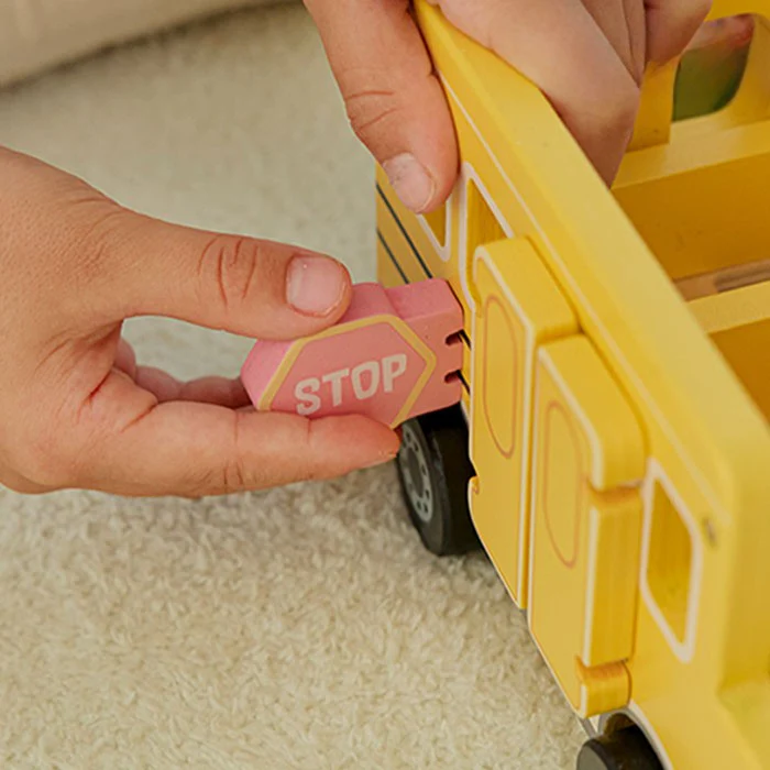 Wooden School Bus Playset - Image 10