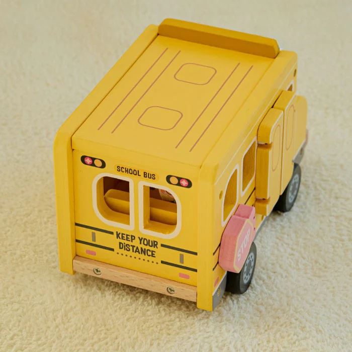 Wooden School Bus Playset - Image 6