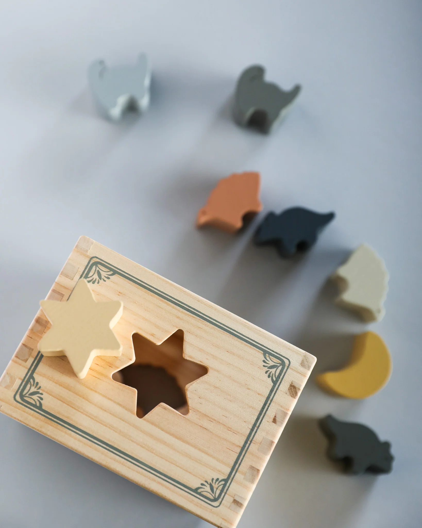 Konges Sloejd | Wooden Shape Sorter - Dino - Image 5