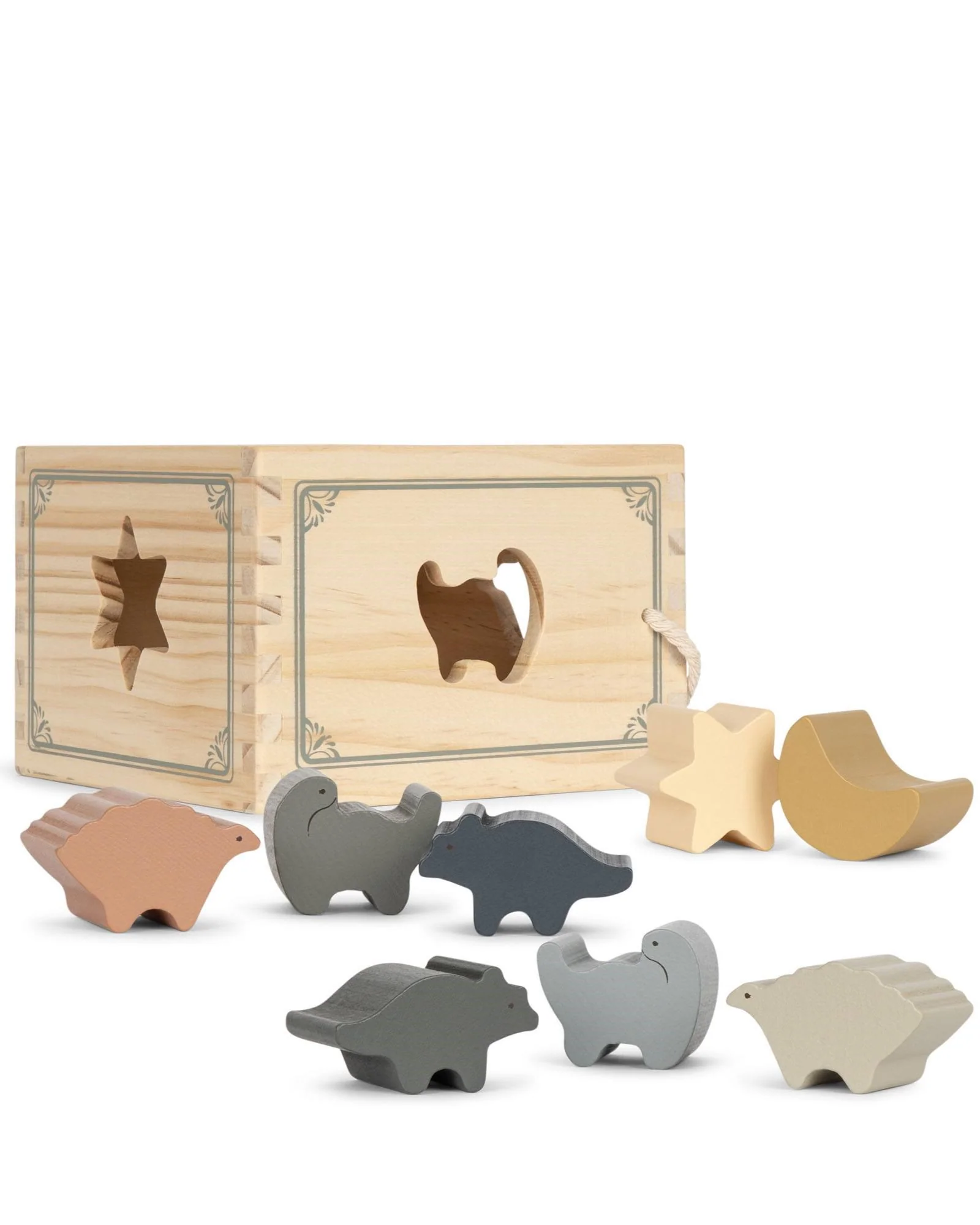 Konges Sloejd | Wooden Shape Sorter - Dino - Image 8