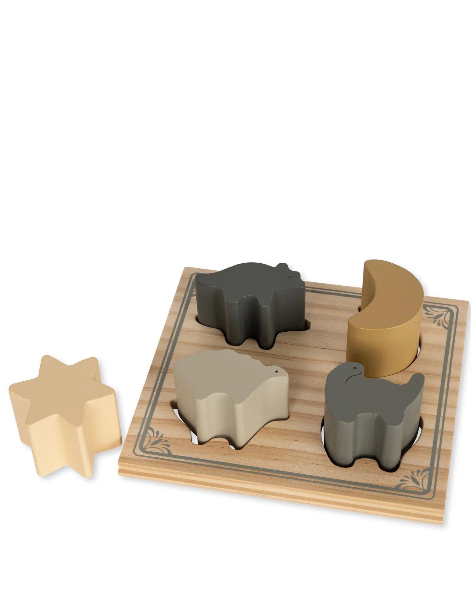 Konges Sloejd | Wooden Shape Sorter - Dino - Image 9