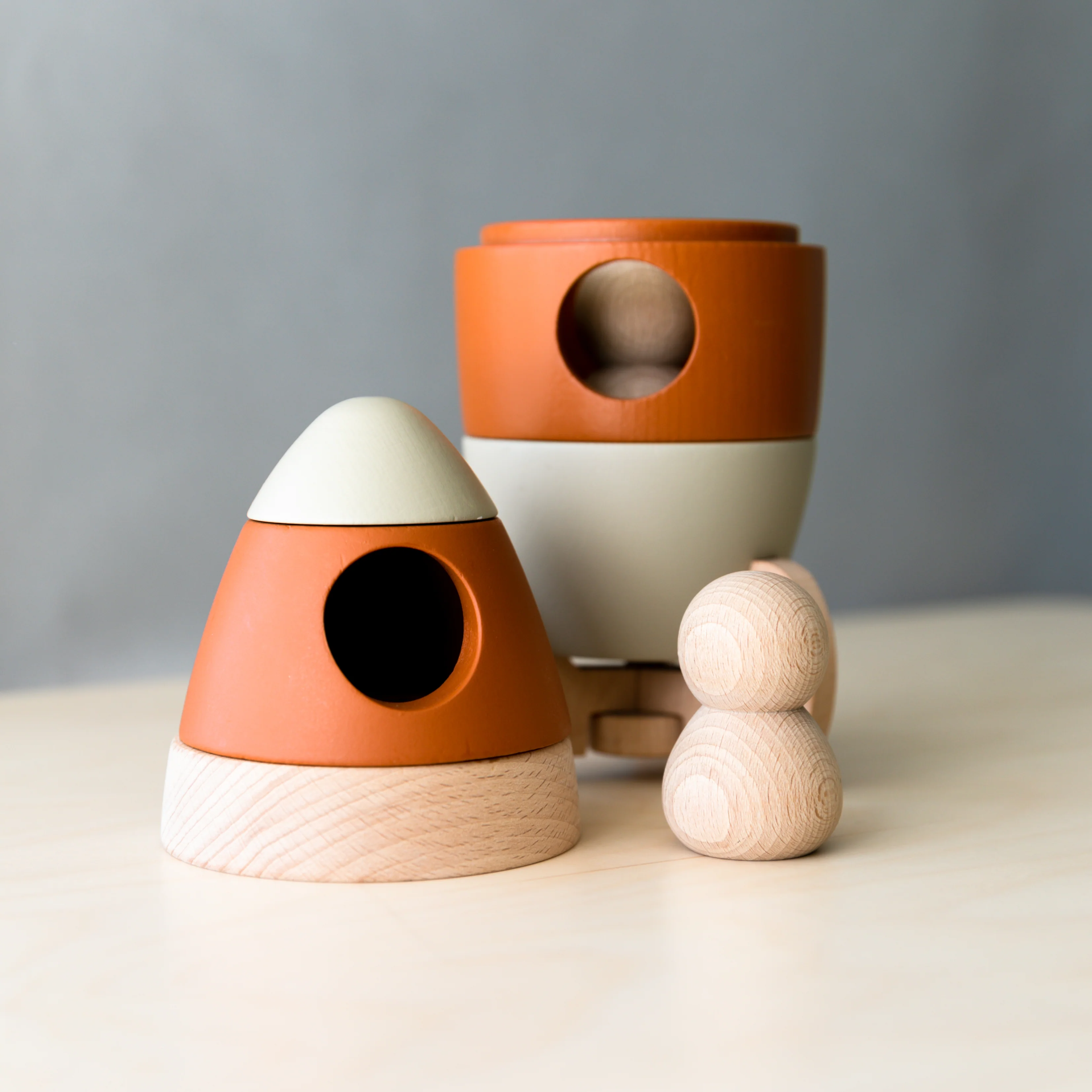 Wooden Stacking Rocket - Image 4