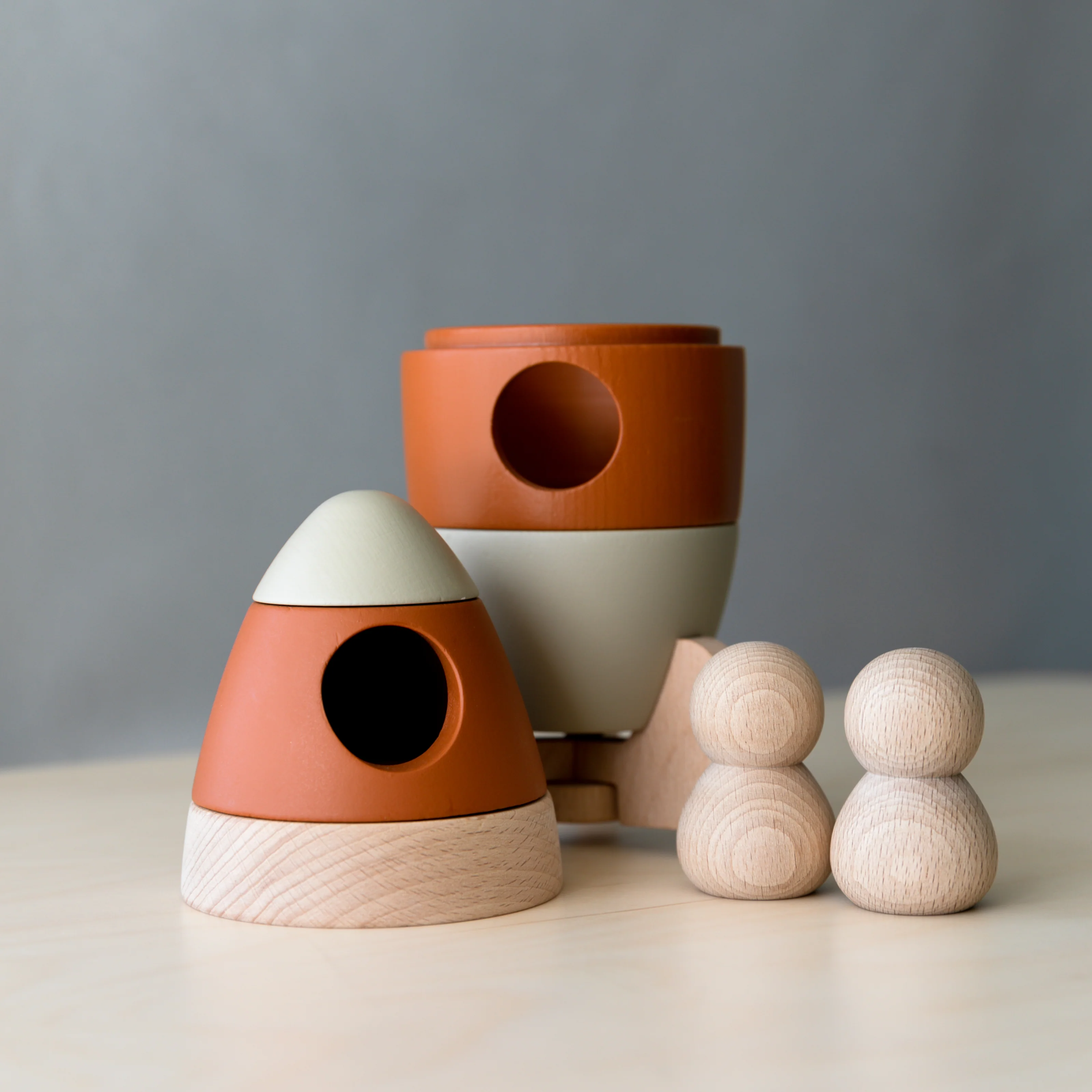 Wooden Stacking Rocket - Image 5