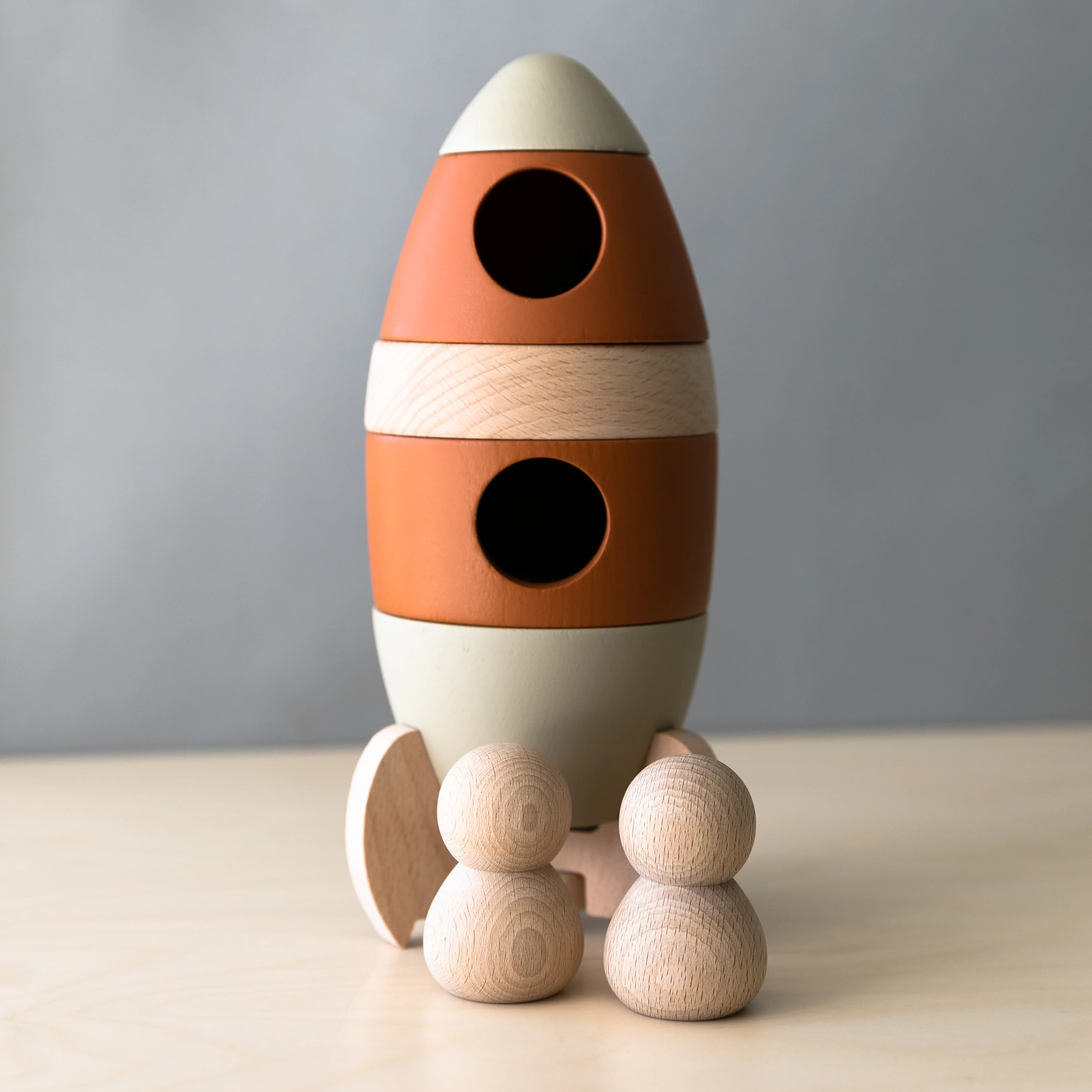 Wooden Stacking Rocket - Image 6