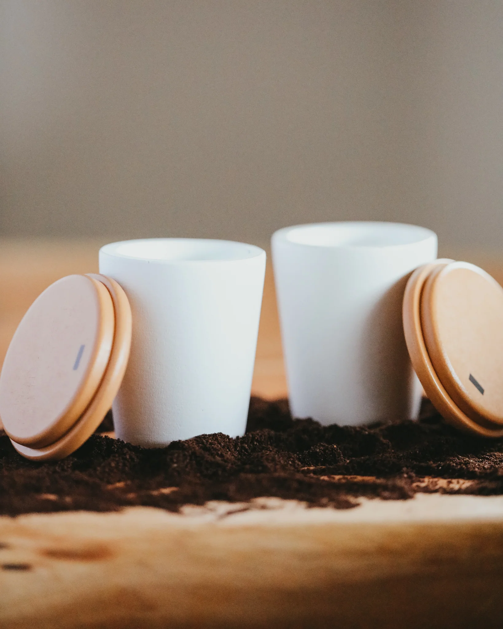 Wooden To-Go Coffee Playset (set of 2) - Image 4