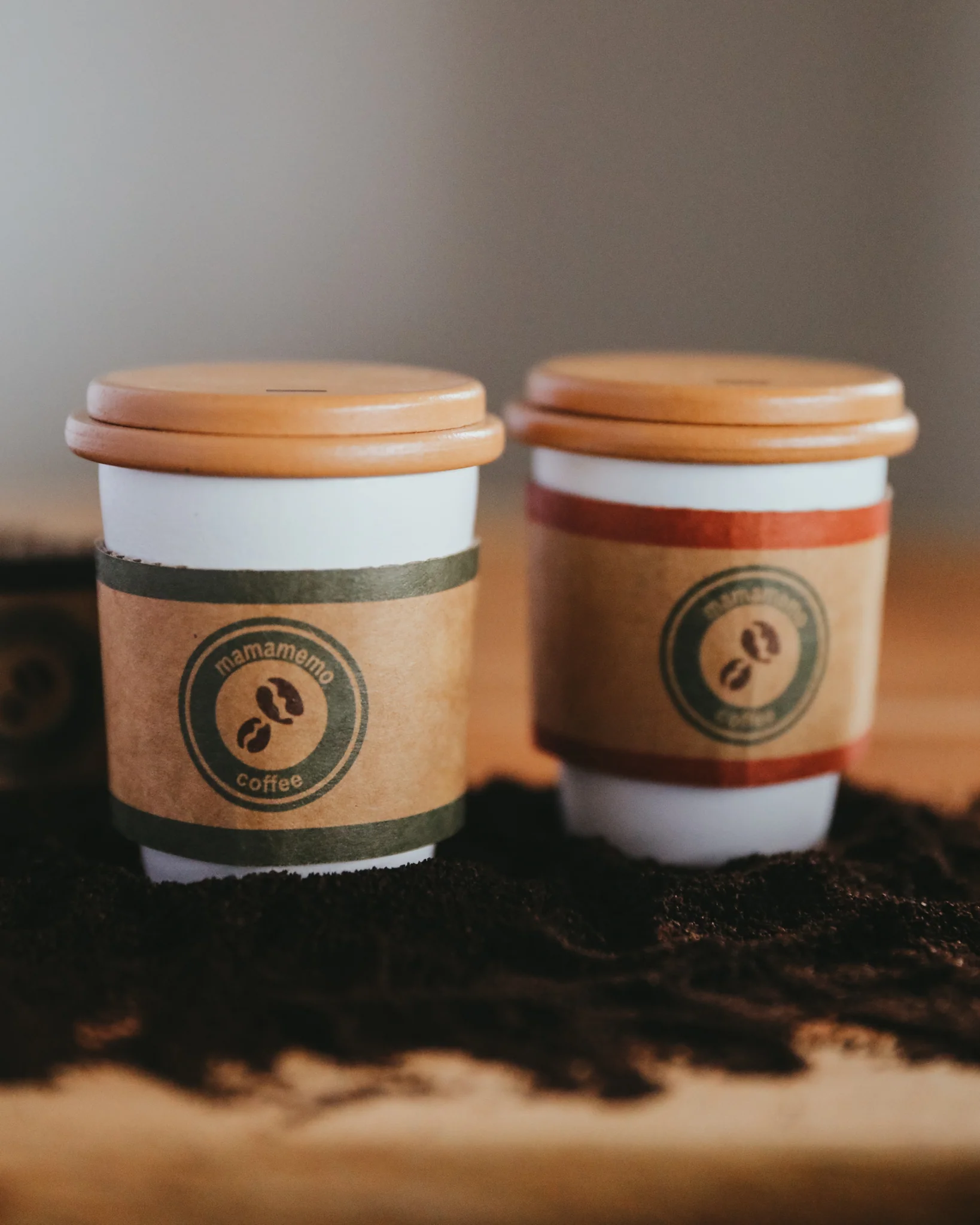 Wooden To-Go Coffee Playset (set of 2) - Image 7