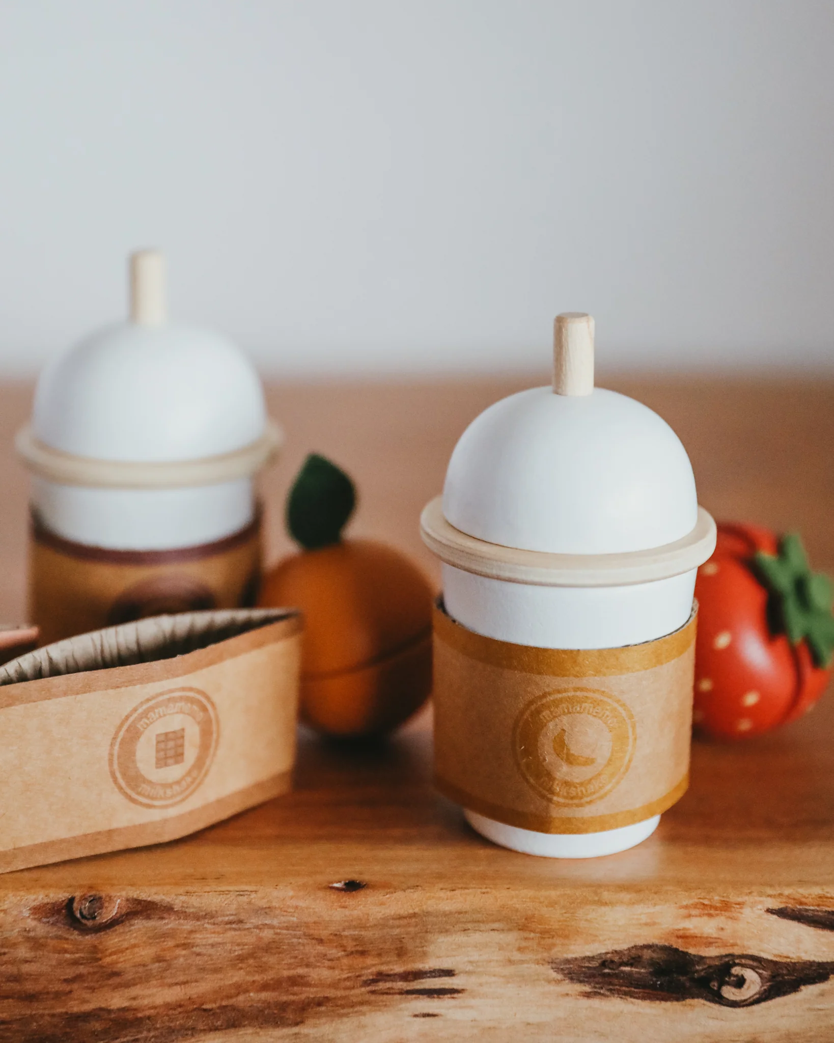 Wooden To-Go Milkshake Playset (set of 2) - Image 4