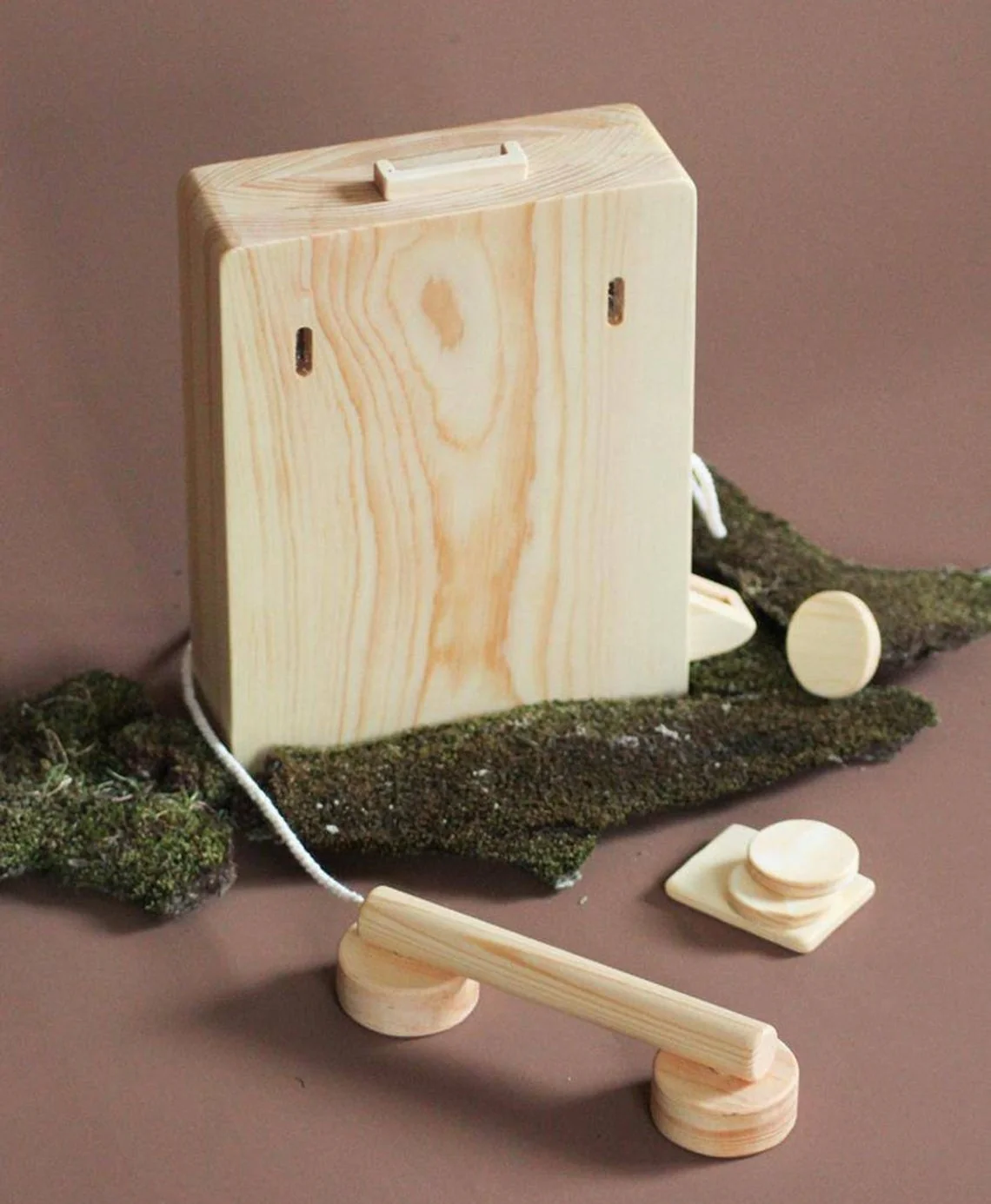 Wooden Toy Pay Phone - Image 2
