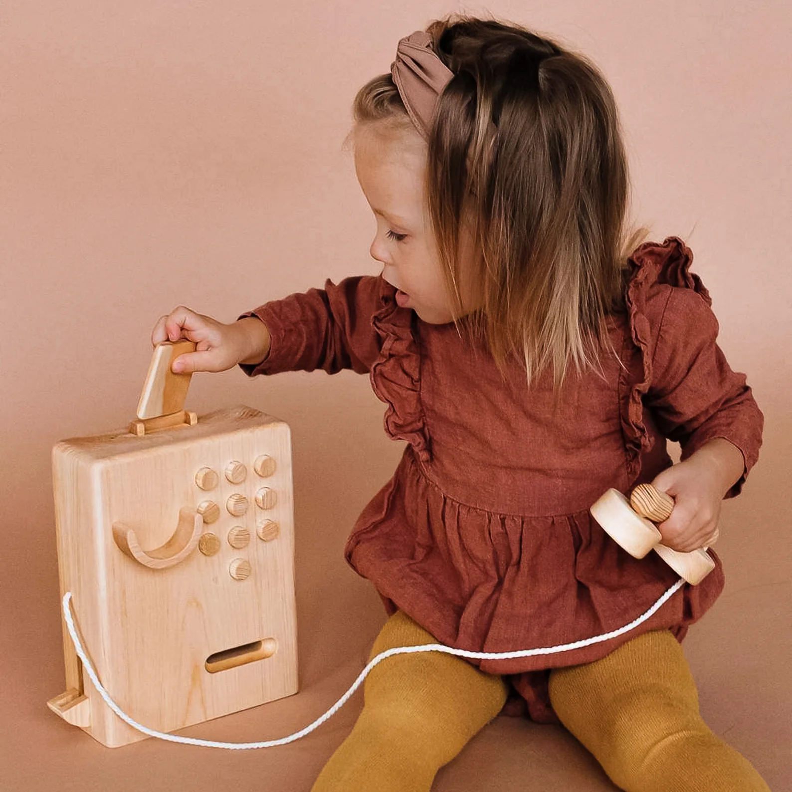 Wooden Toy Pay Phone - Image 4