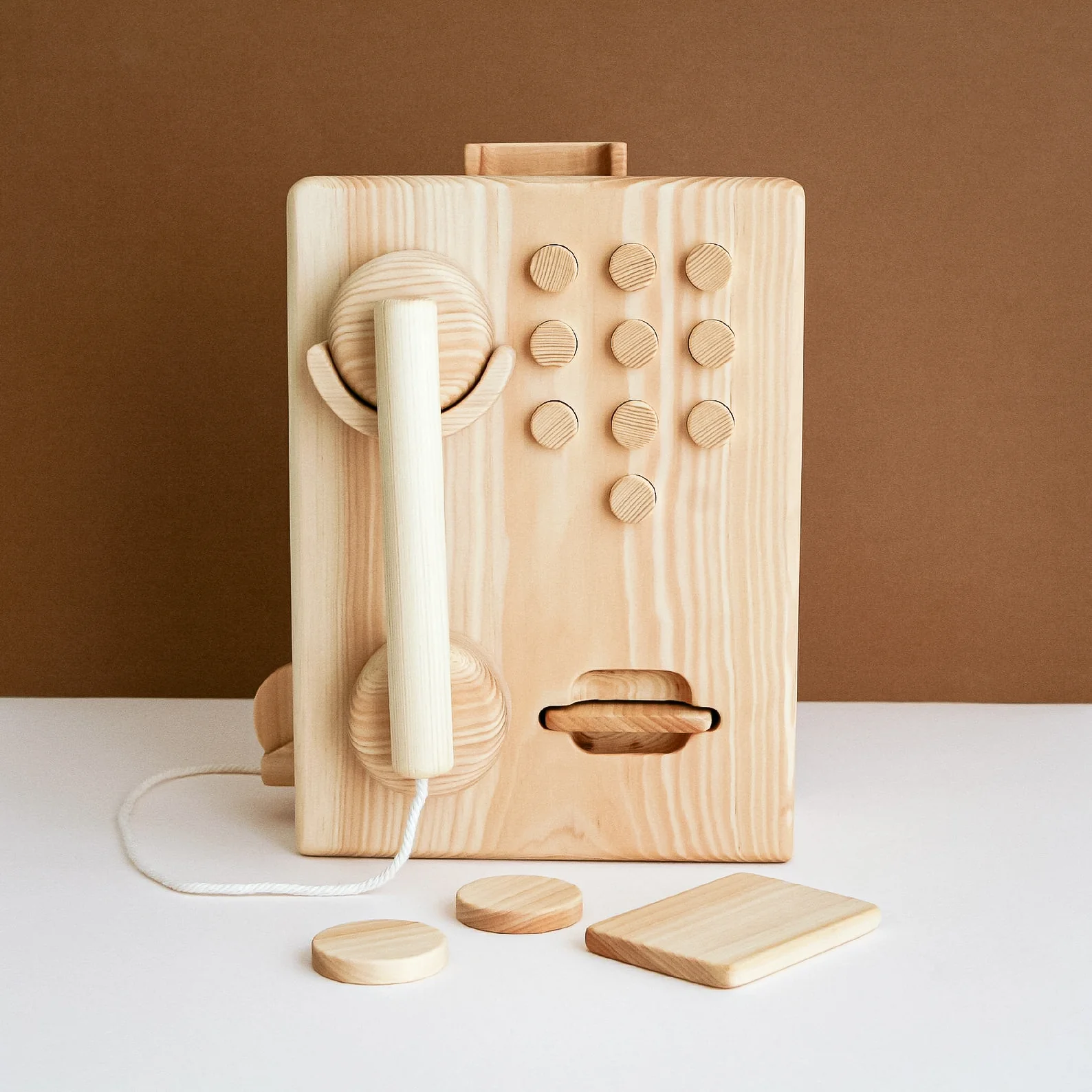 Wooden Toy Pay Phone - Image 5