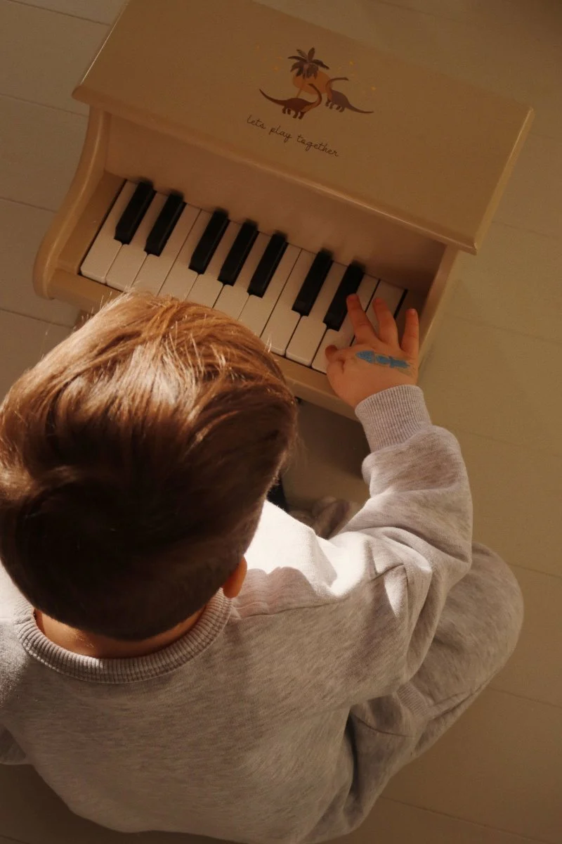 Konges Sloejd | Wooden Toy Piano - Dino - Image 5