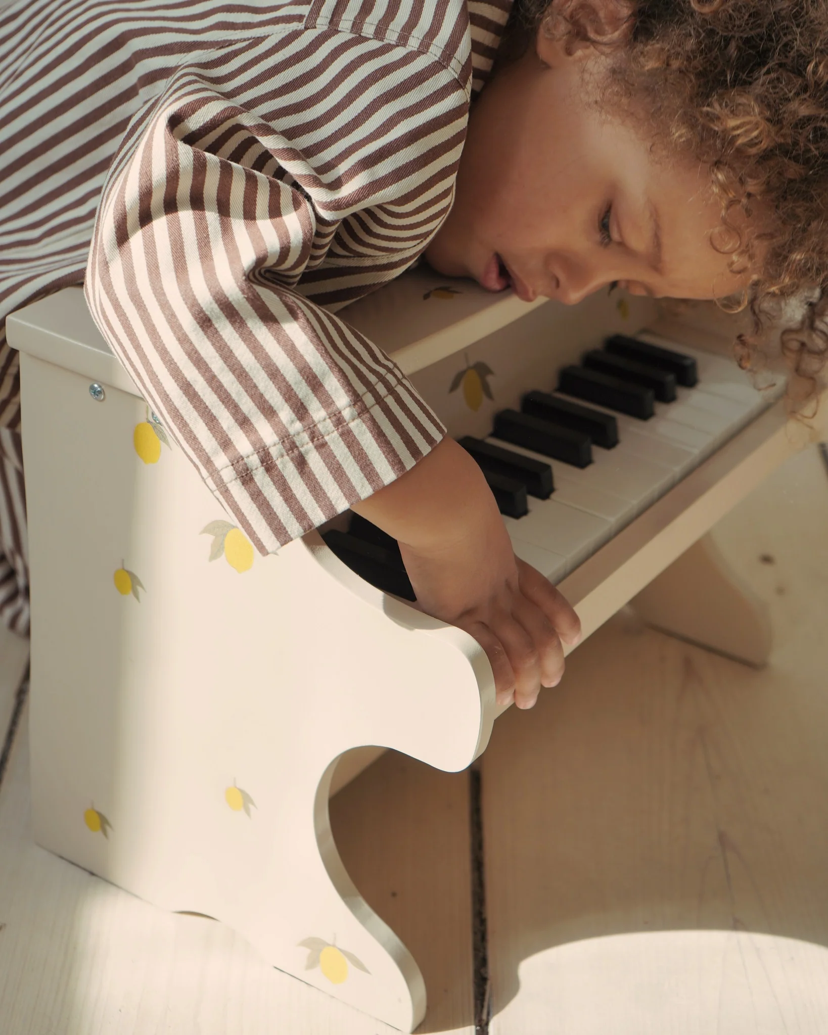 Wooden Toy Piano - Lemon - Image 3