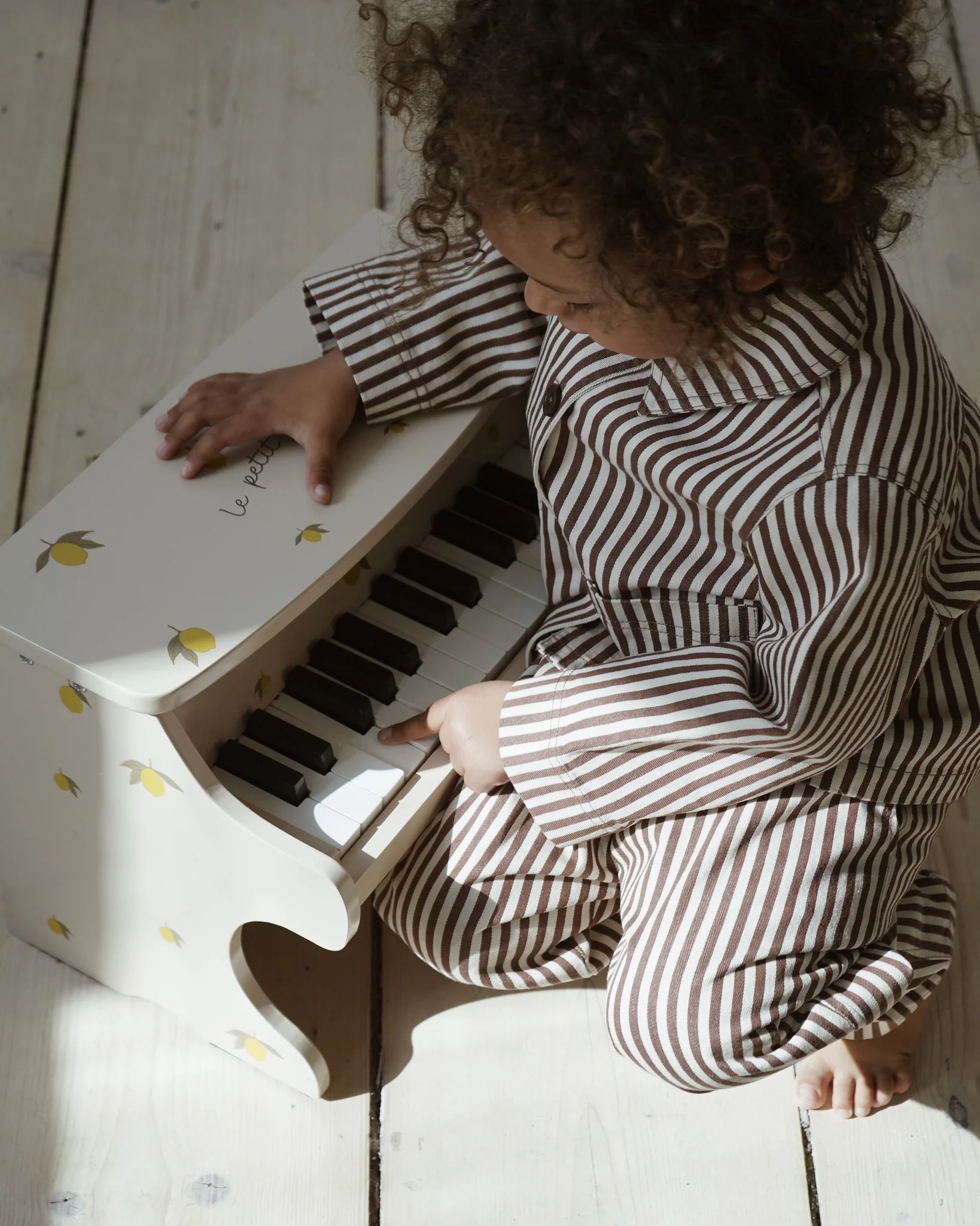 Wooden Toy Piano - Lemon - Image 4