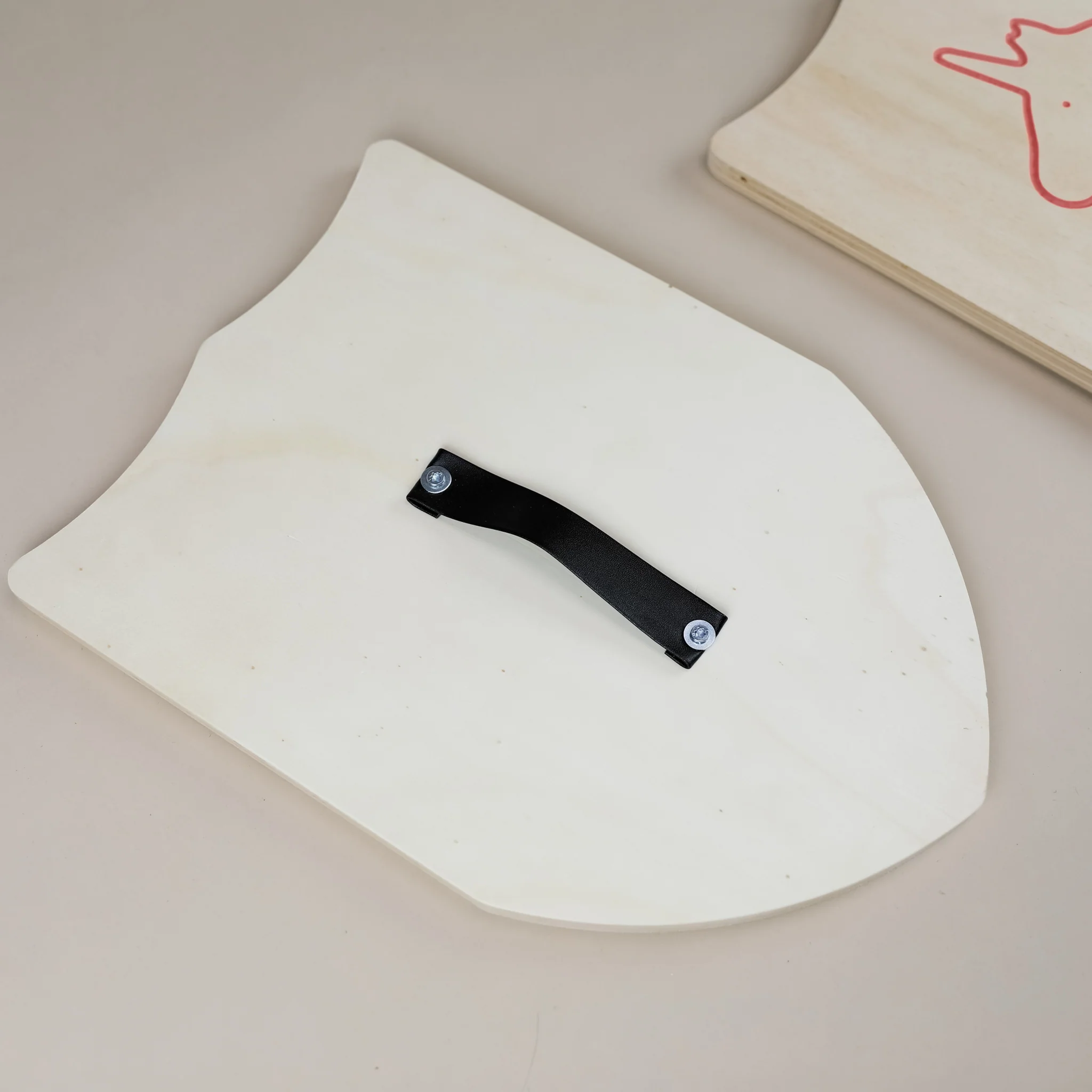 Wooden Toy Sword & Shield - Pink - Image 3