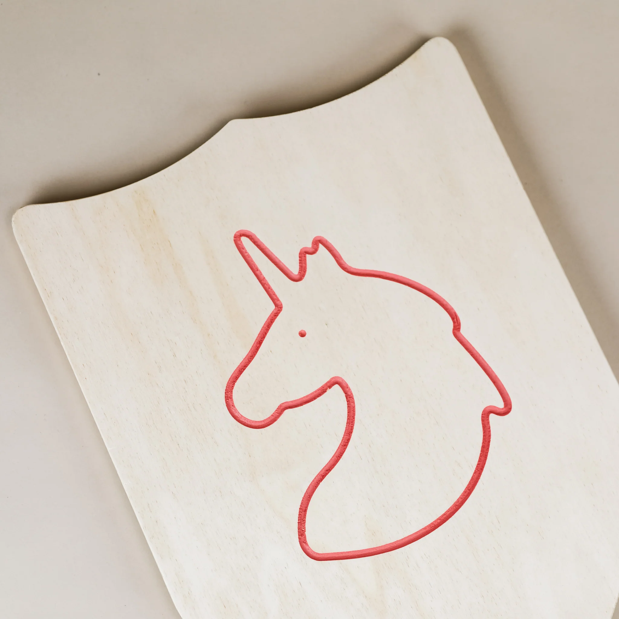 Wooden Toy Sword & Shield - Pink - Image 4