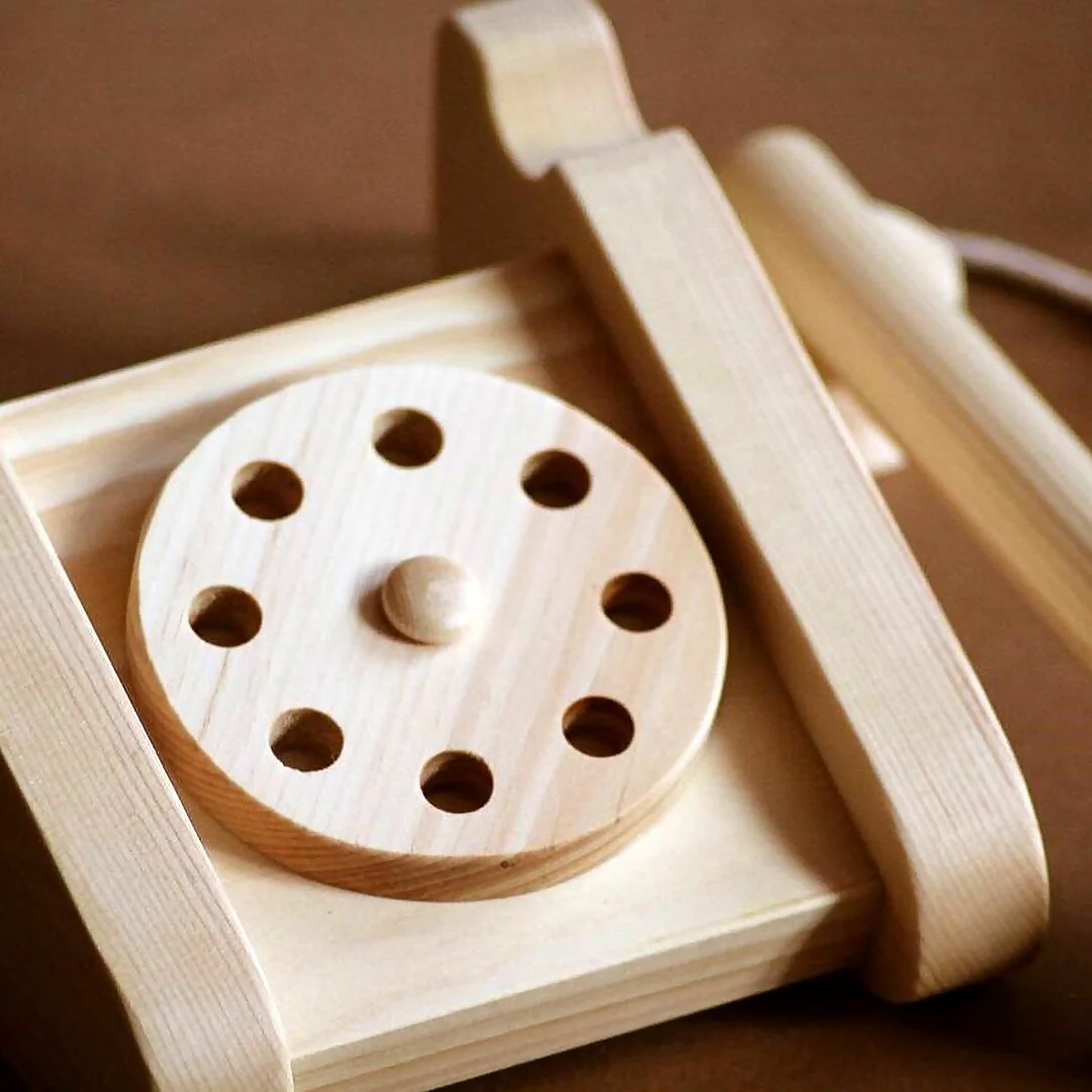 Wooden Toy Telephone - Image 4