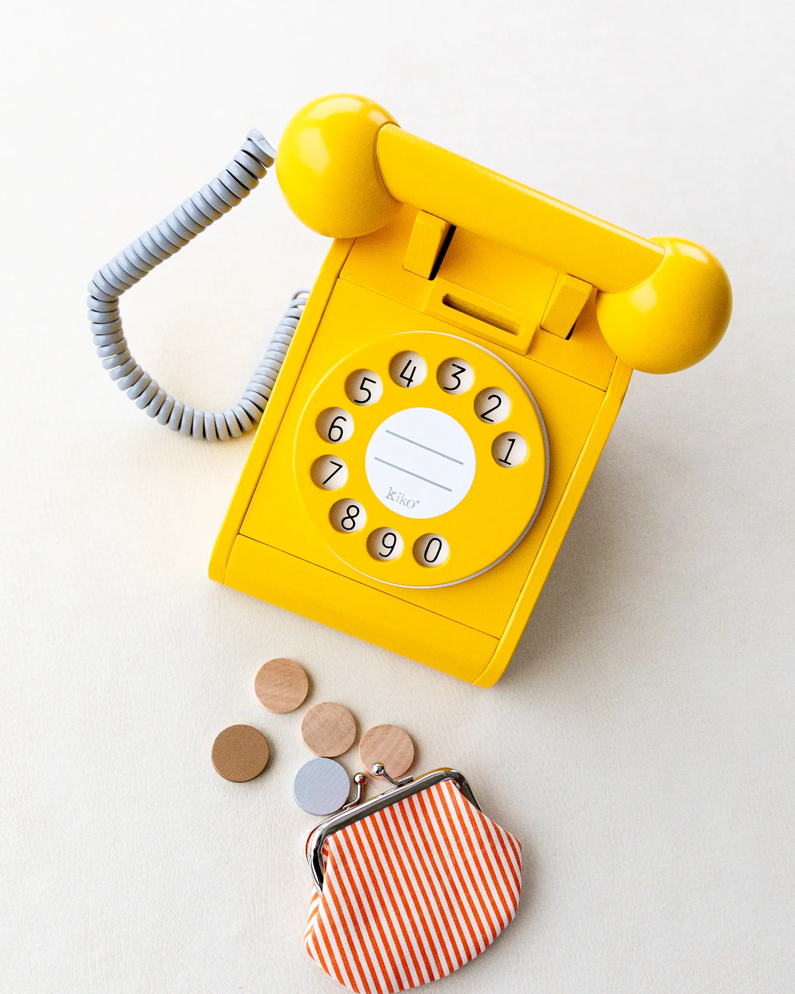 Wooden Toy Retro Telephone by Kiko+ & gg* - Image 5