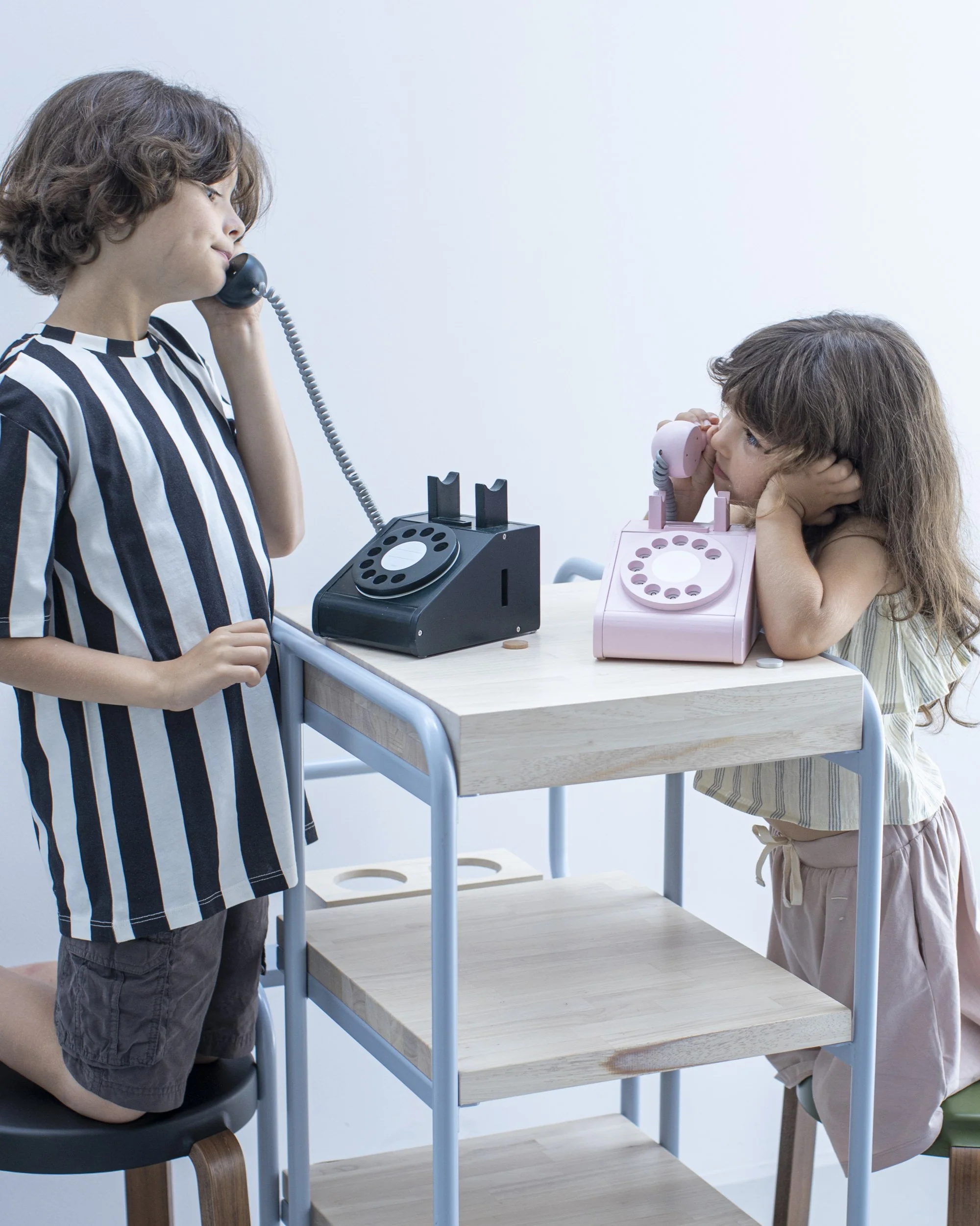 Wooden Toy Retro Telephone by Kiko+ & gg* - Image 7