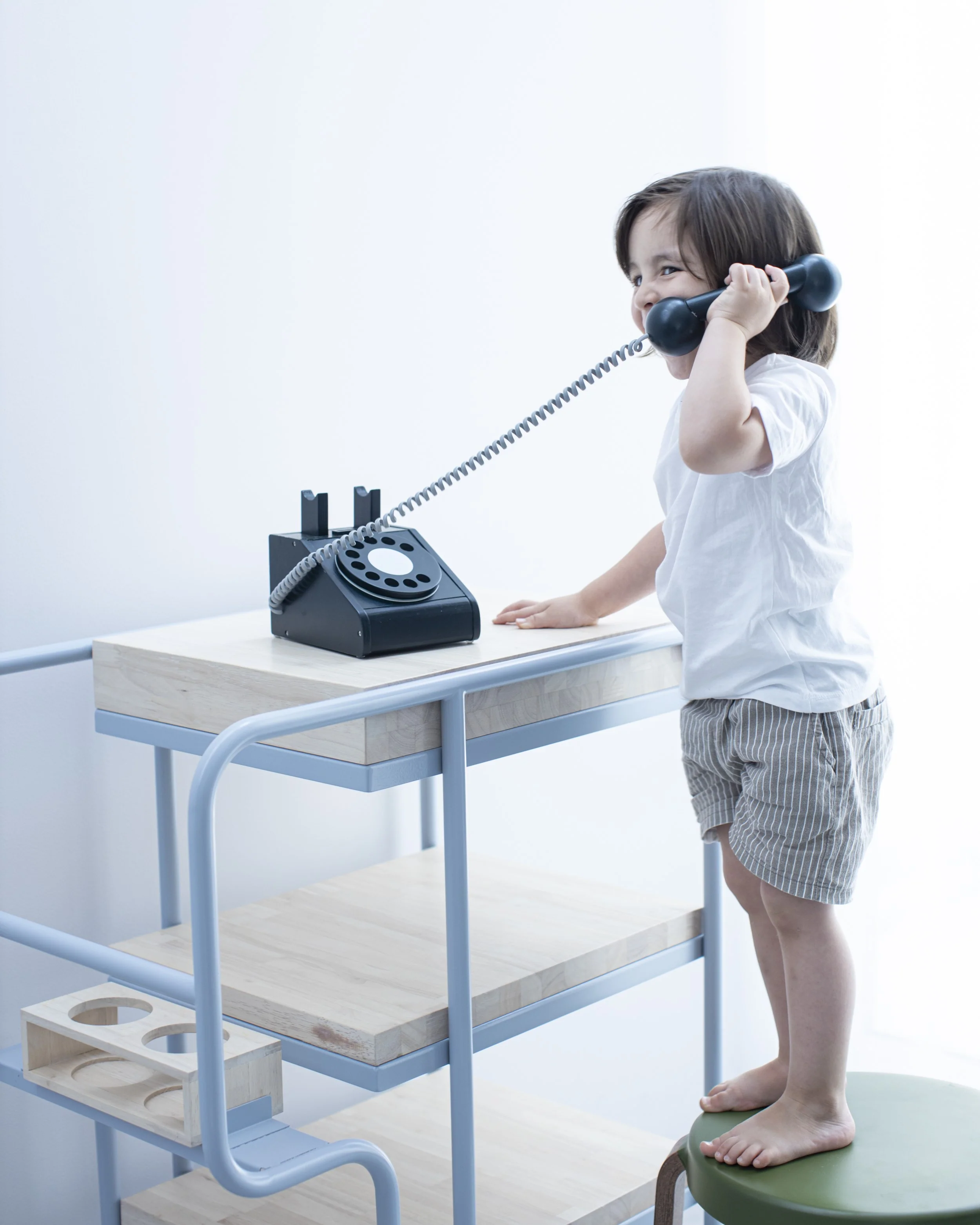 Wooden Toy Retro Telephone by Kiko+ & gg* - Image 8