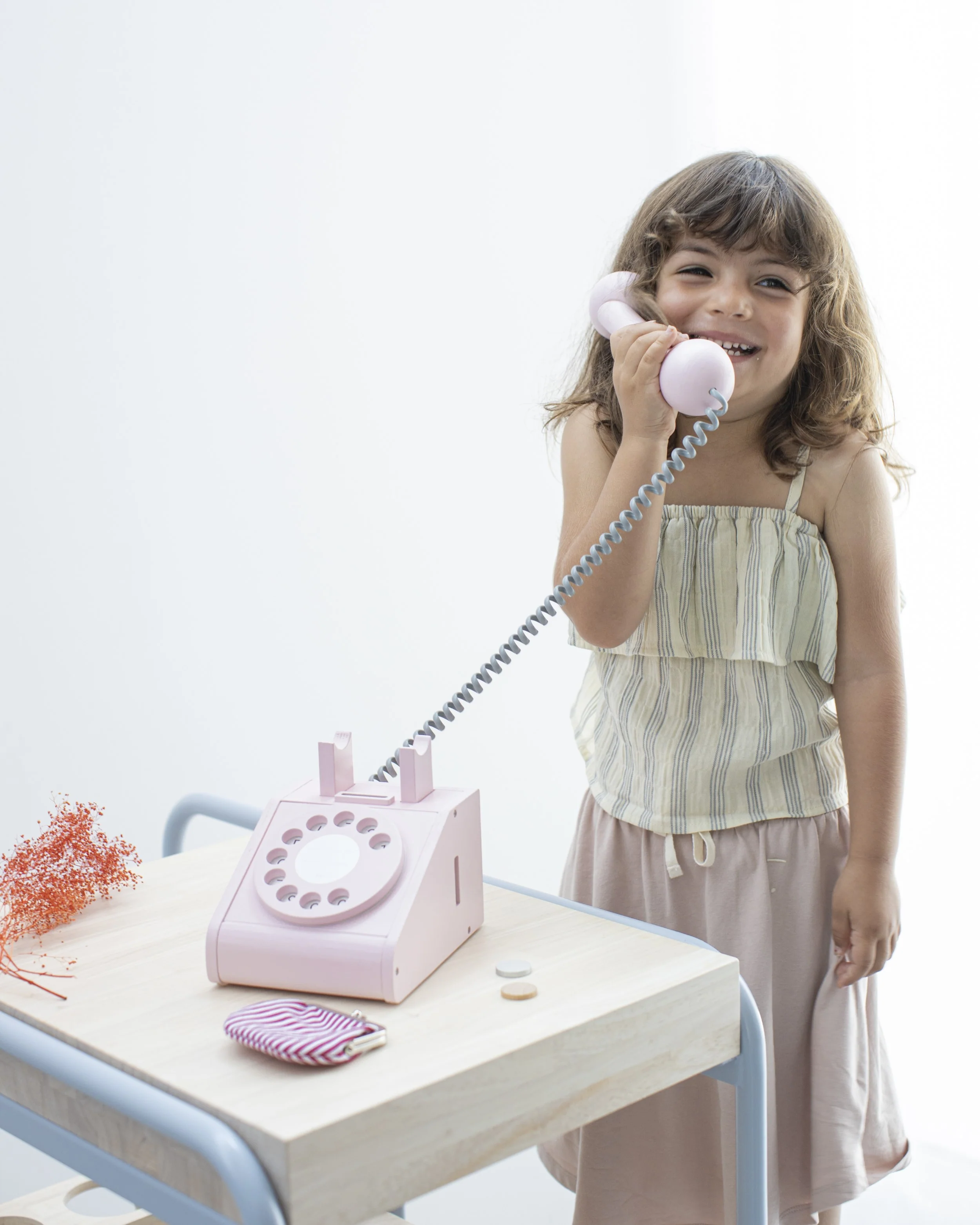 Wooden Toy Retro Telephone by Kiko+ & gg* - Image 9