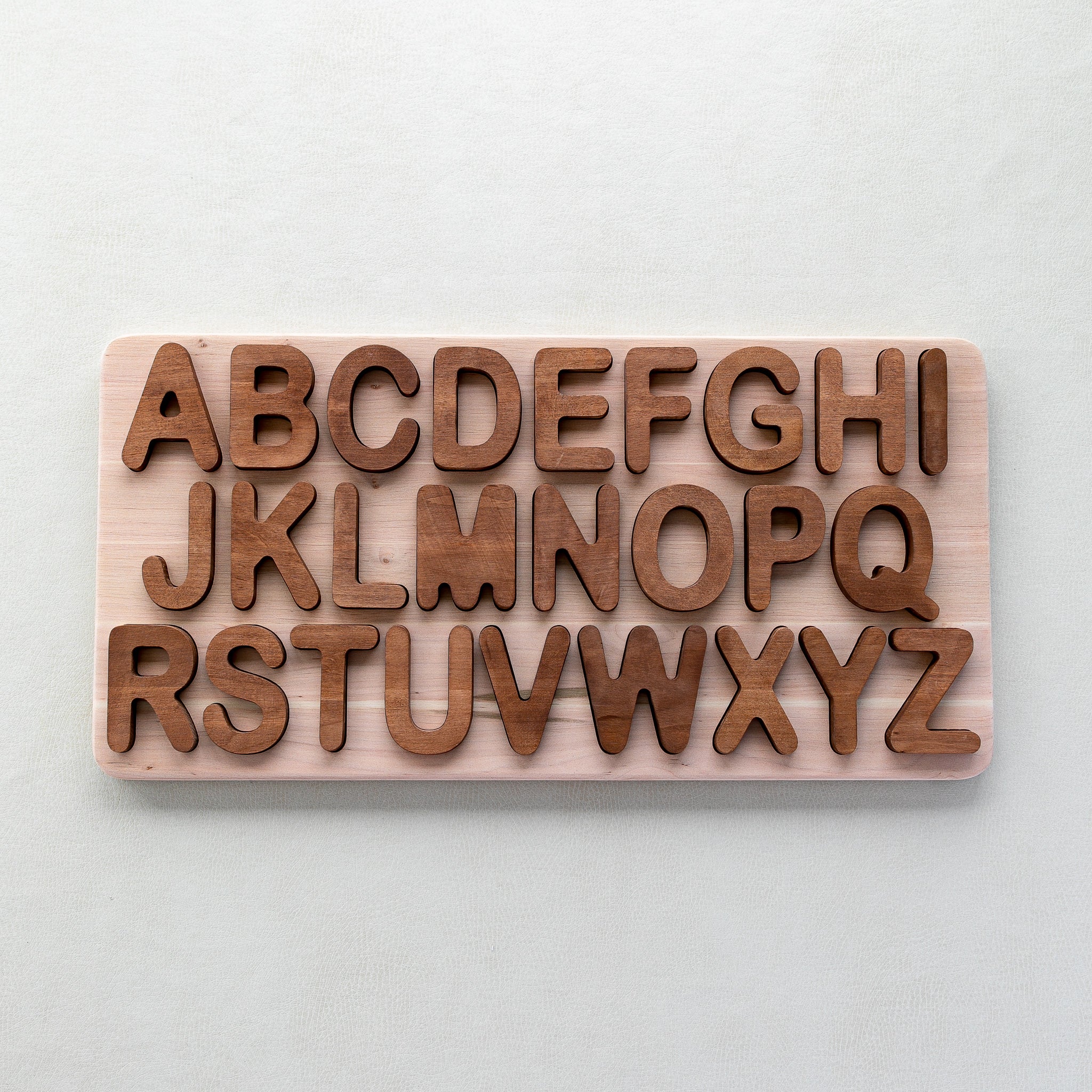 Wooden Uppercase Alphabet Puzzle - Image 2