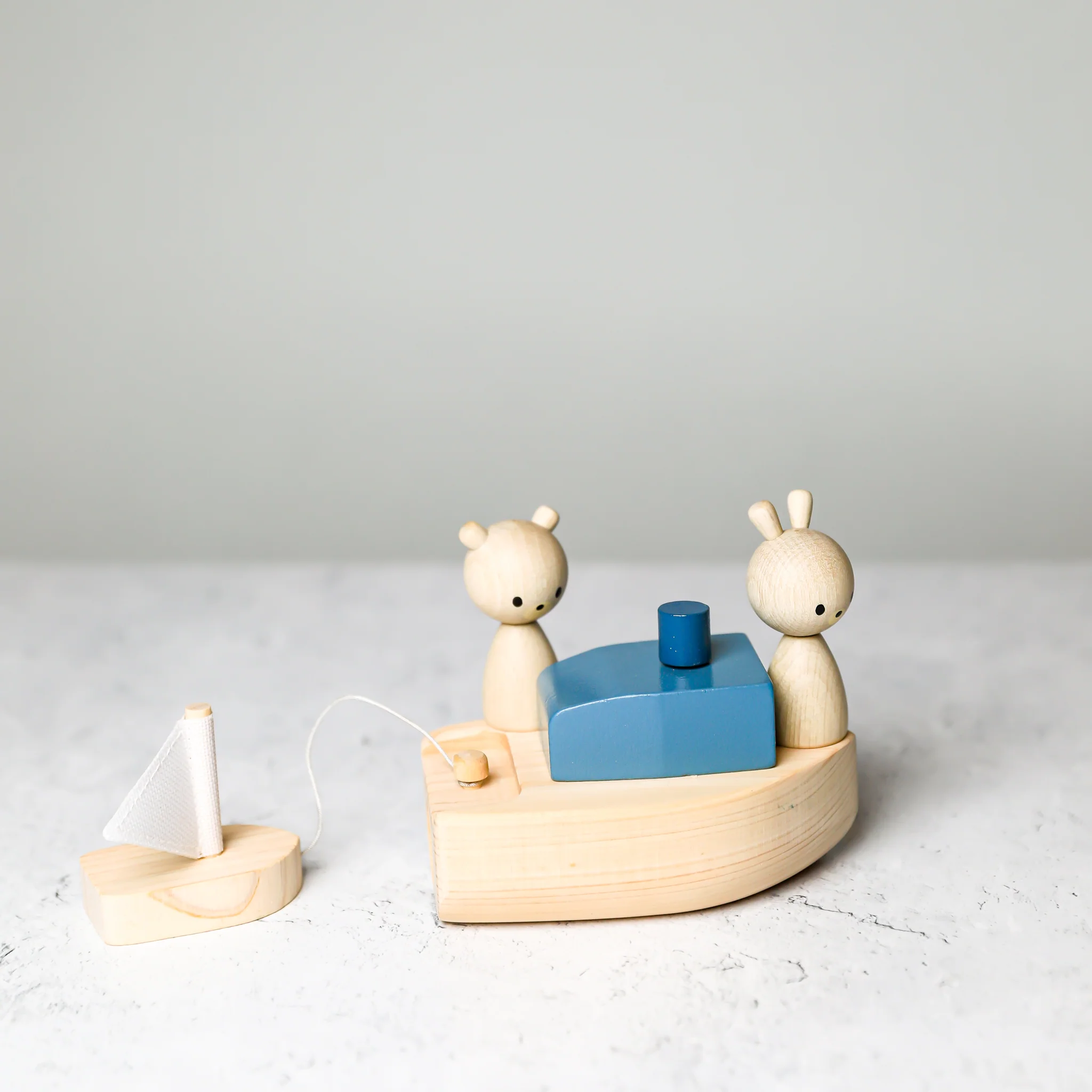 Wooden Wind-up Bath Boat by Kiko+ & gg* - Image 5