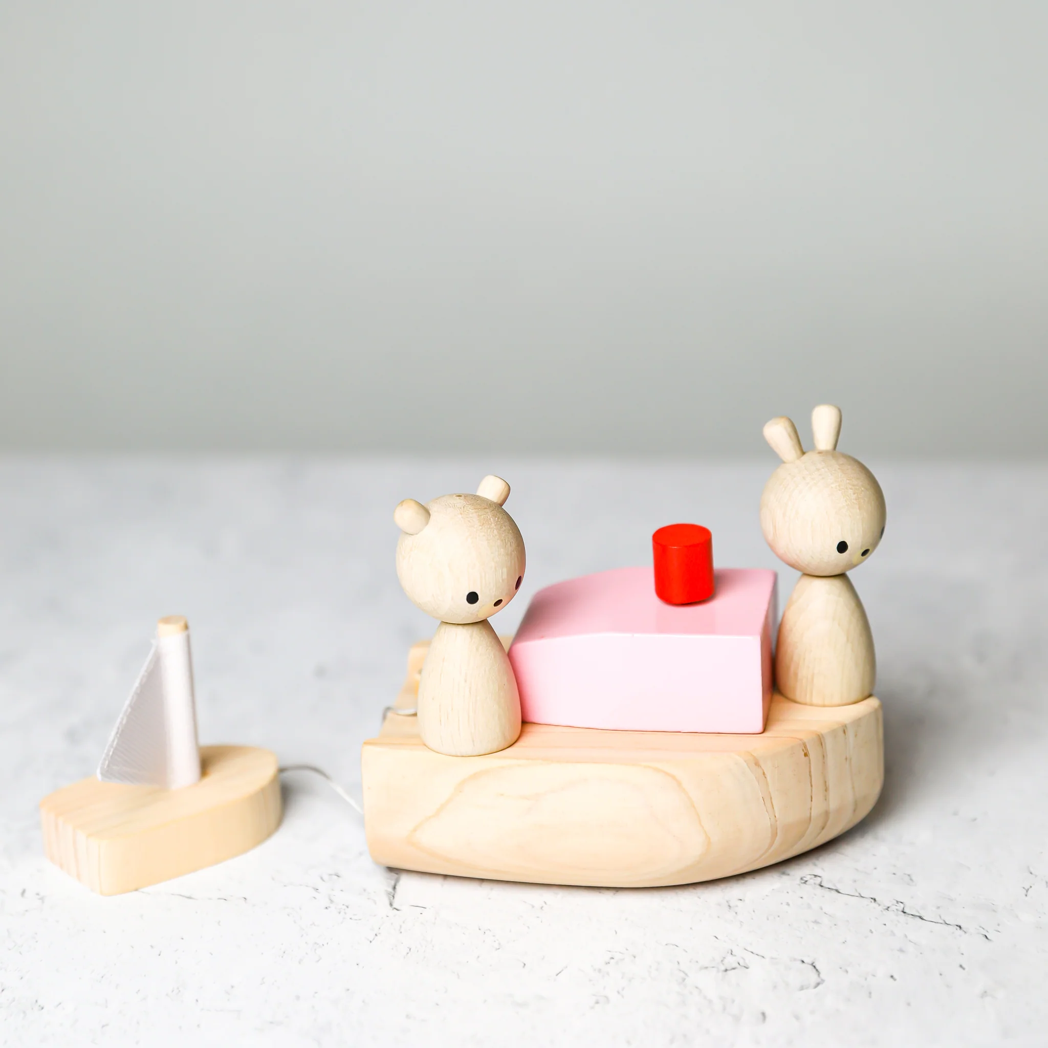 Wooden Wind-up Bath Boat by Kiko+ & gg* - Image 8