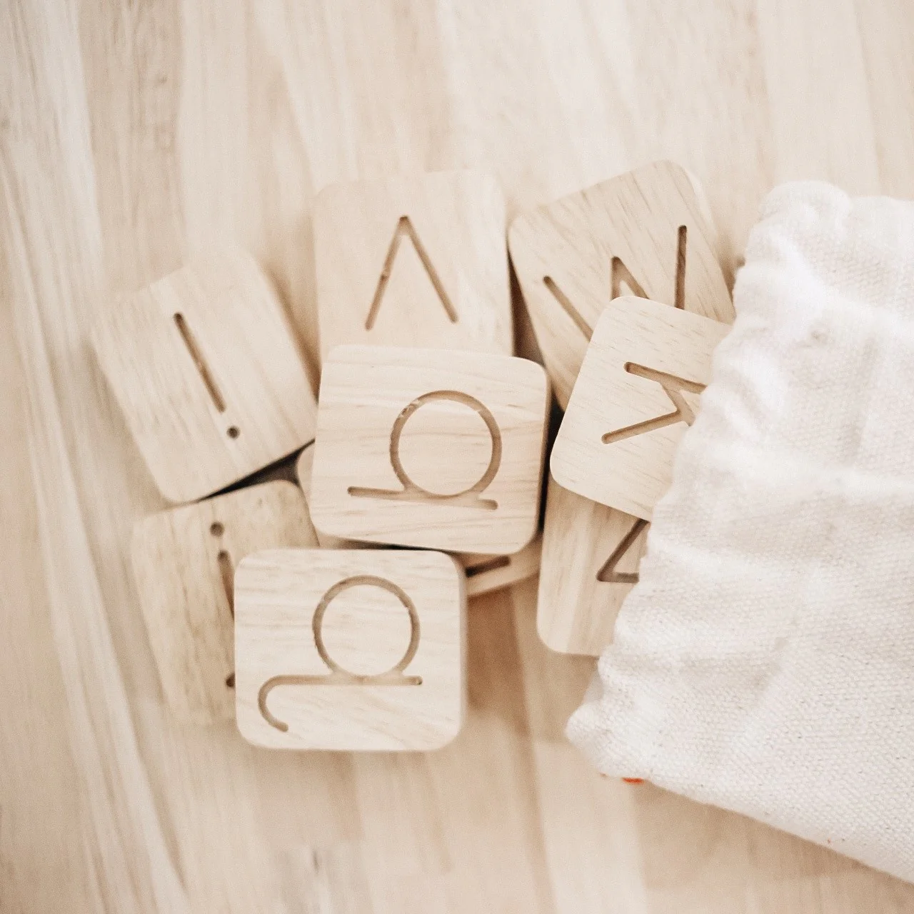 Wooden Word Building Letter Tiles - Image 2